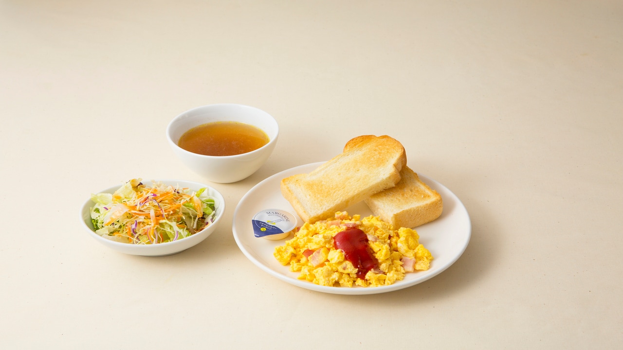 炒蛋培根套餐
