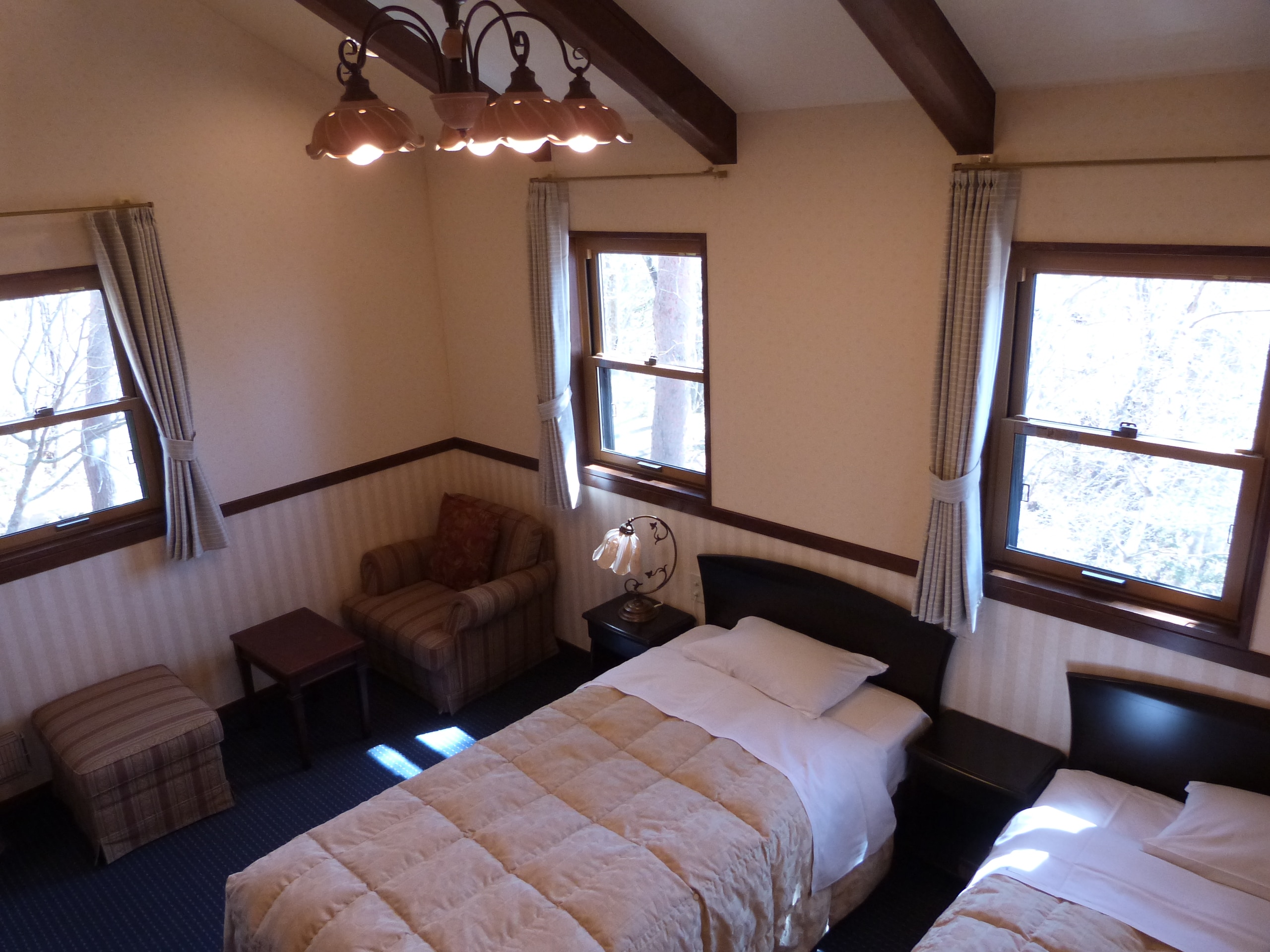 A little luxurious <Deluxe Twin Room A> Non-smoking, with bath, toilet and washbasin