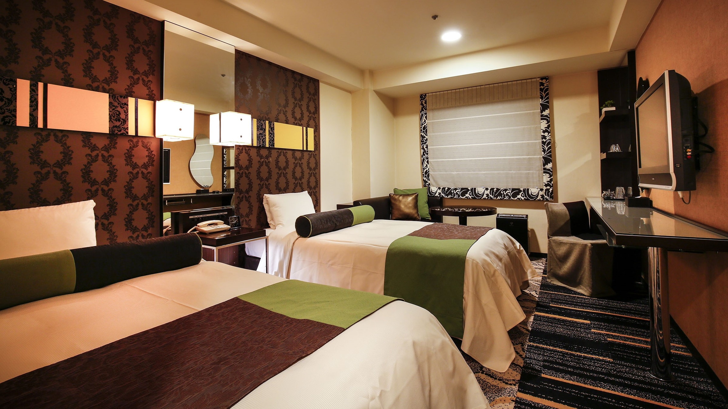 [Quality Twin] 23 square meters in size, non-smoking rooms available. Accommodates up to 3 people.