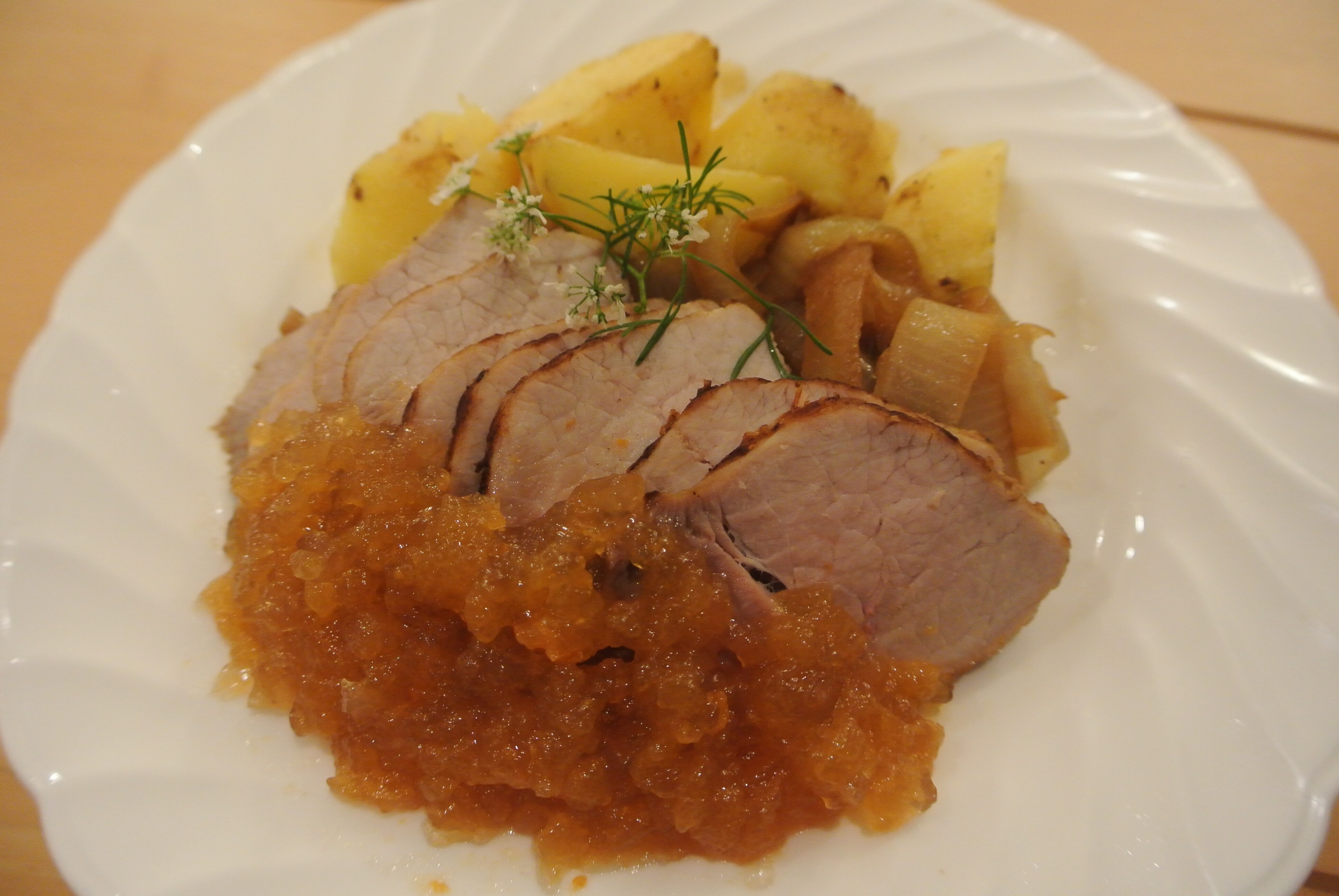 An example of dinner