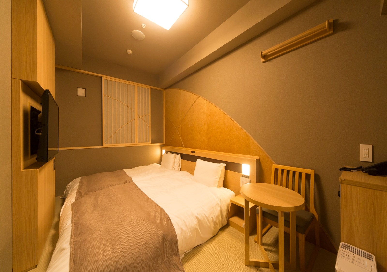 ◆ ห้องเตียงแฝดสไตล์ญี่ปุ่น 17 ตร.ม. ความกว้างเตียง: 120 & ครั้ง; 195 ซม. & ครั้ง; 2