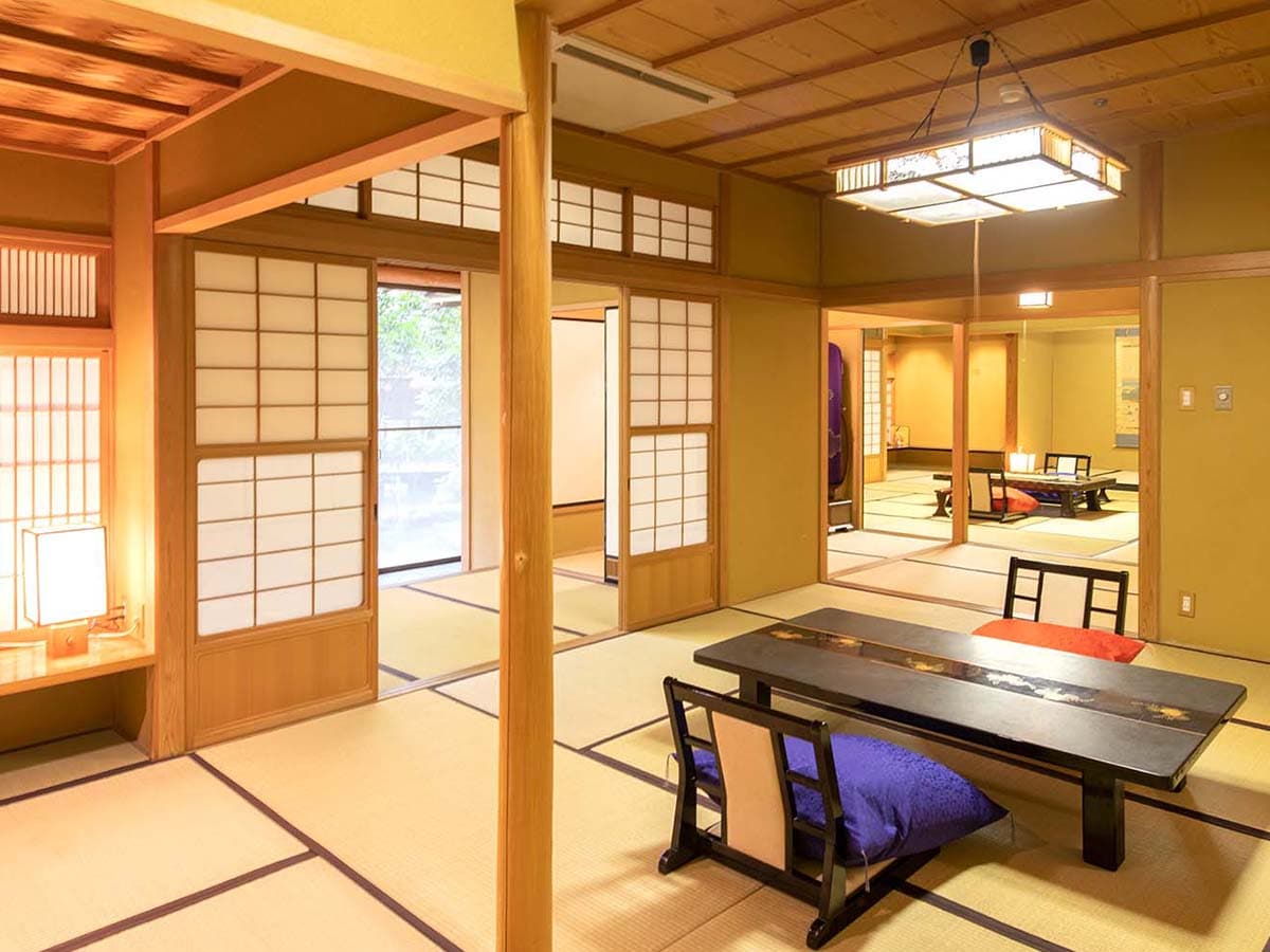  [With a semi-open-air bath flowing directly from the source / Horai] 2 Japanese-style rooms and a guest room with a hot spring flowing directly from the source