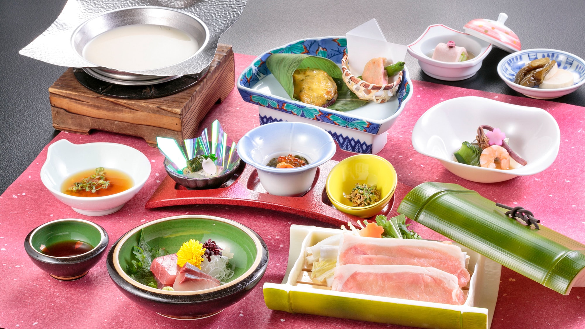 Hình ảnh ẩm thực Nanbu Magariya Kaiseki *Nội dung các món ăn thay đổi tùy theo mùa.