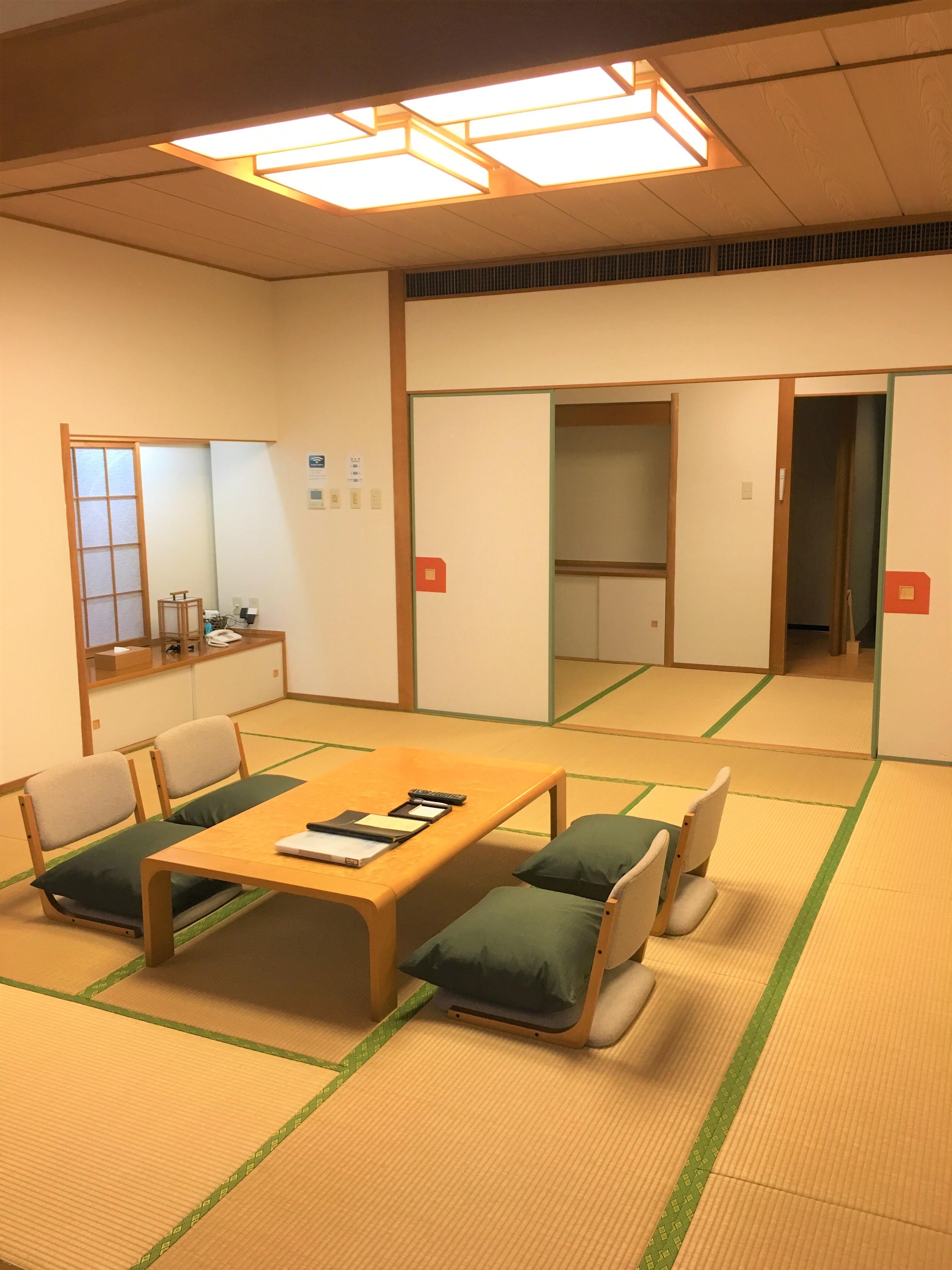 Spacious Japanese-style room with anteroom and bath