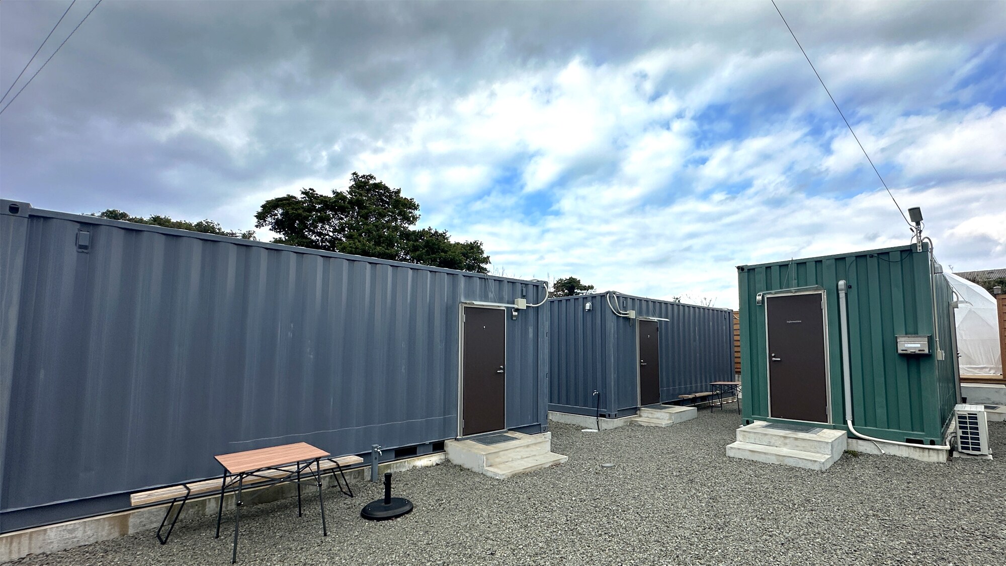 Container room exterior
