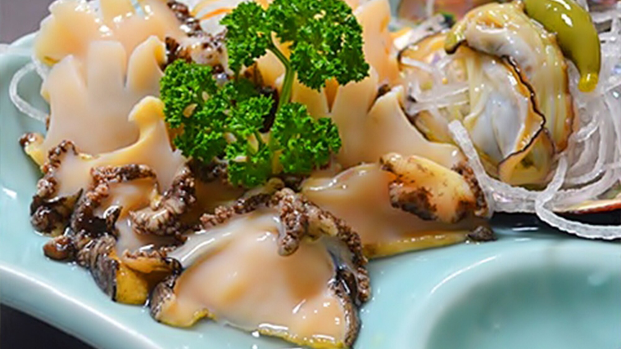 Abalone sashimi