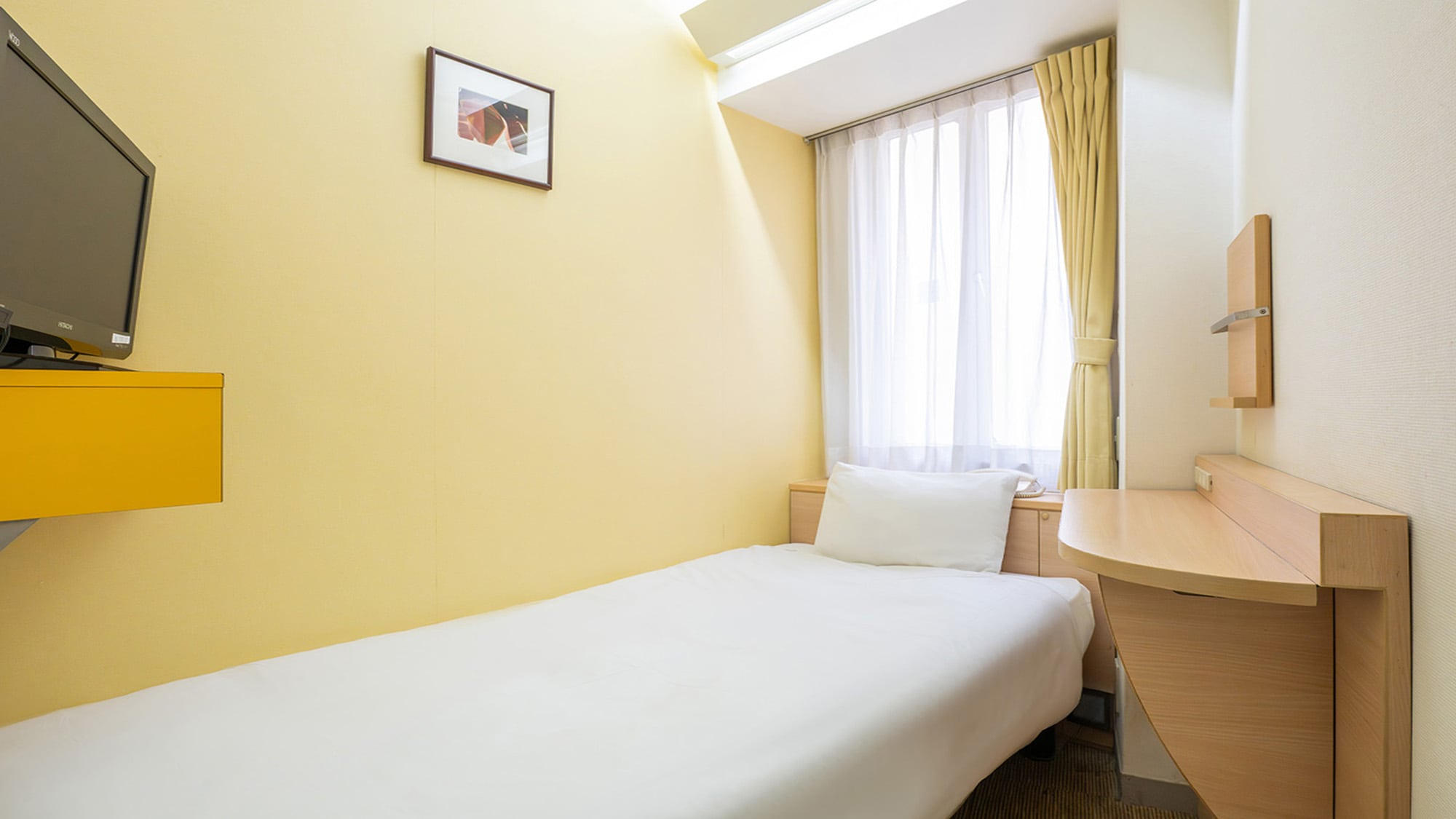 Phòng đơn tiêu chuẩn A | 9 m² / Sức chứa: 1 người / Chiều rộng giường: 100cm x 1 giường