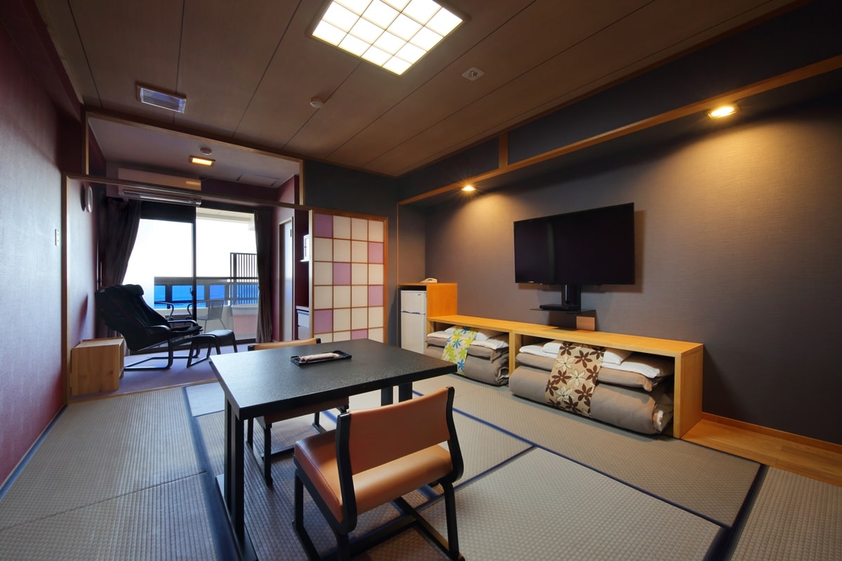 Example of a room ☆ New Cape feeling Japanese-style room "Asahi" with hot spring and open-air bath on a high floor ☆