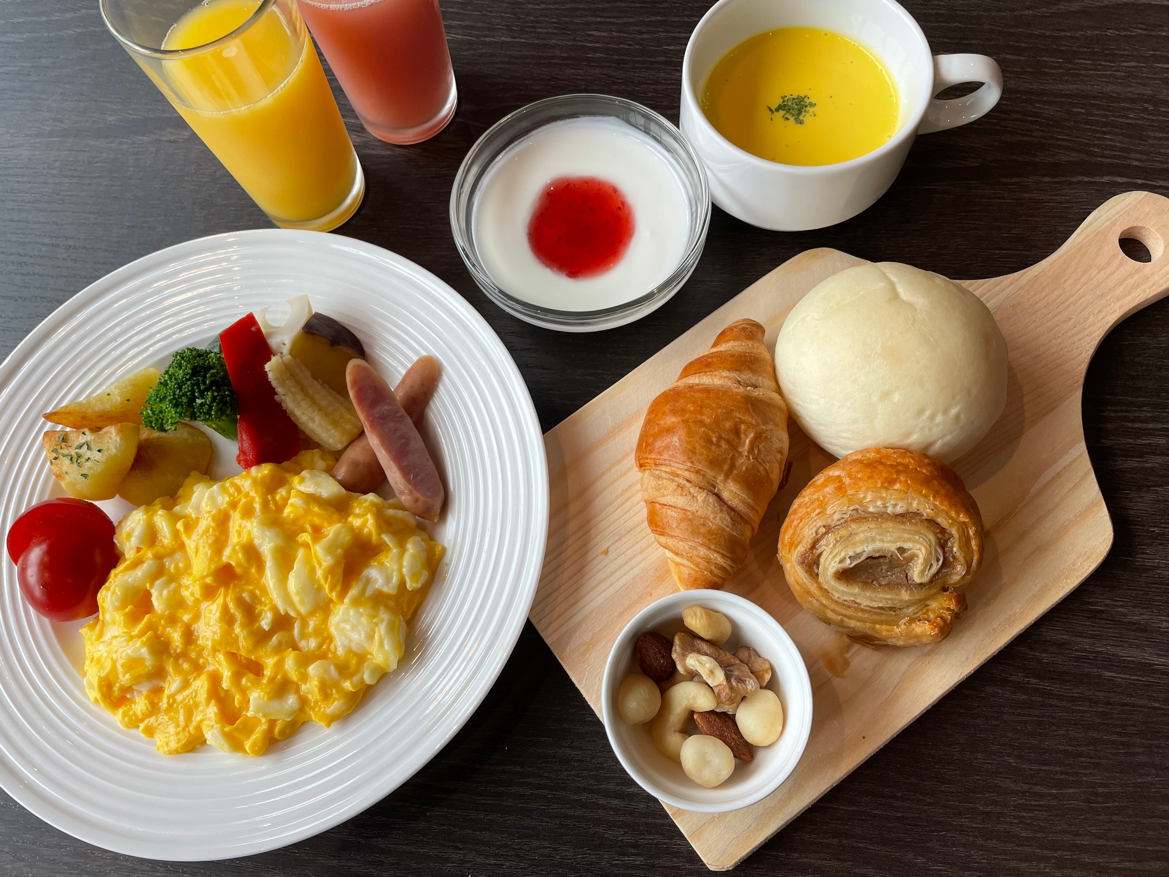 [Selectable Breakfast] Western-style set menu example