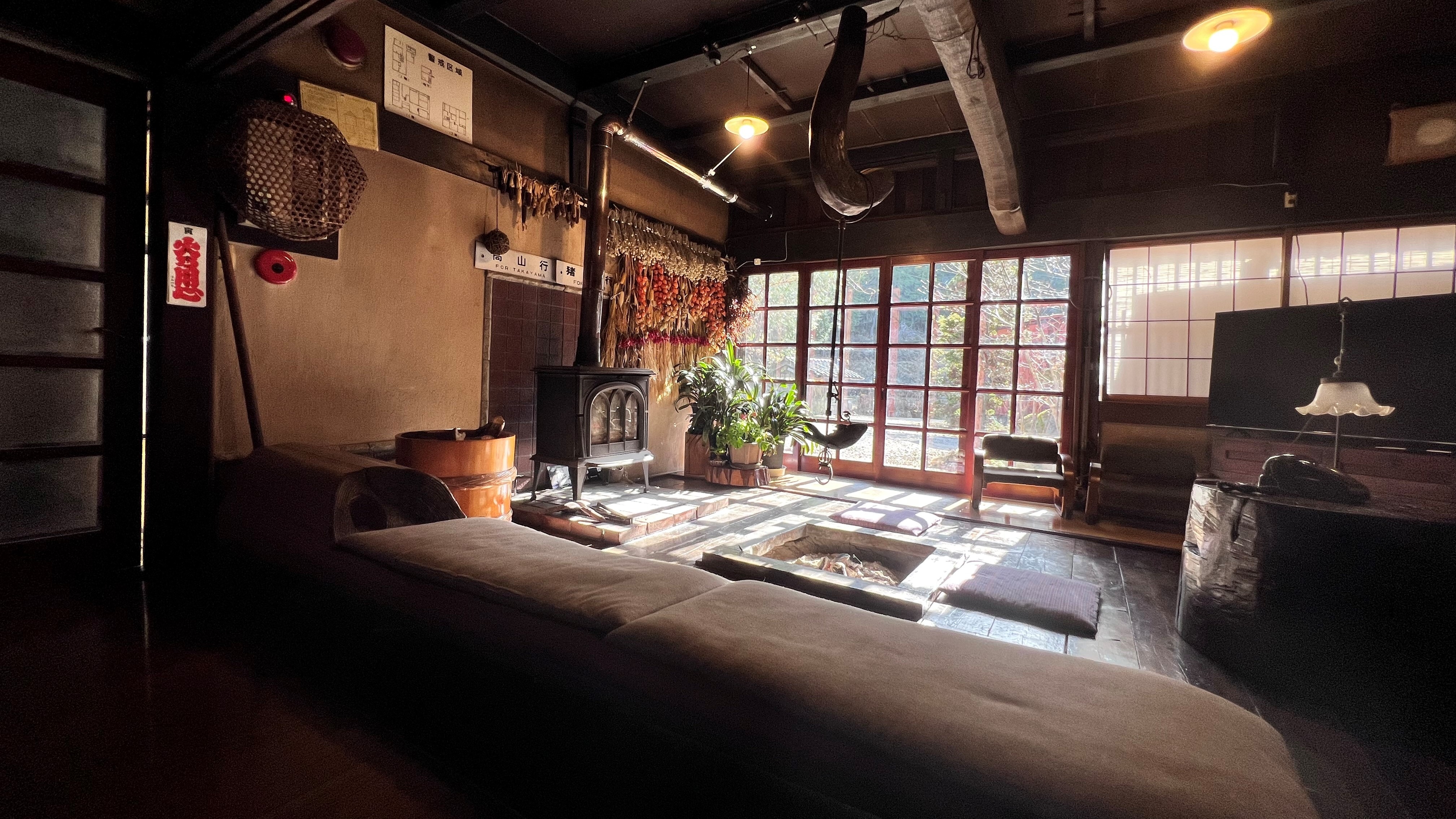 A hearth room type where you can rent the hearth room exclusively.