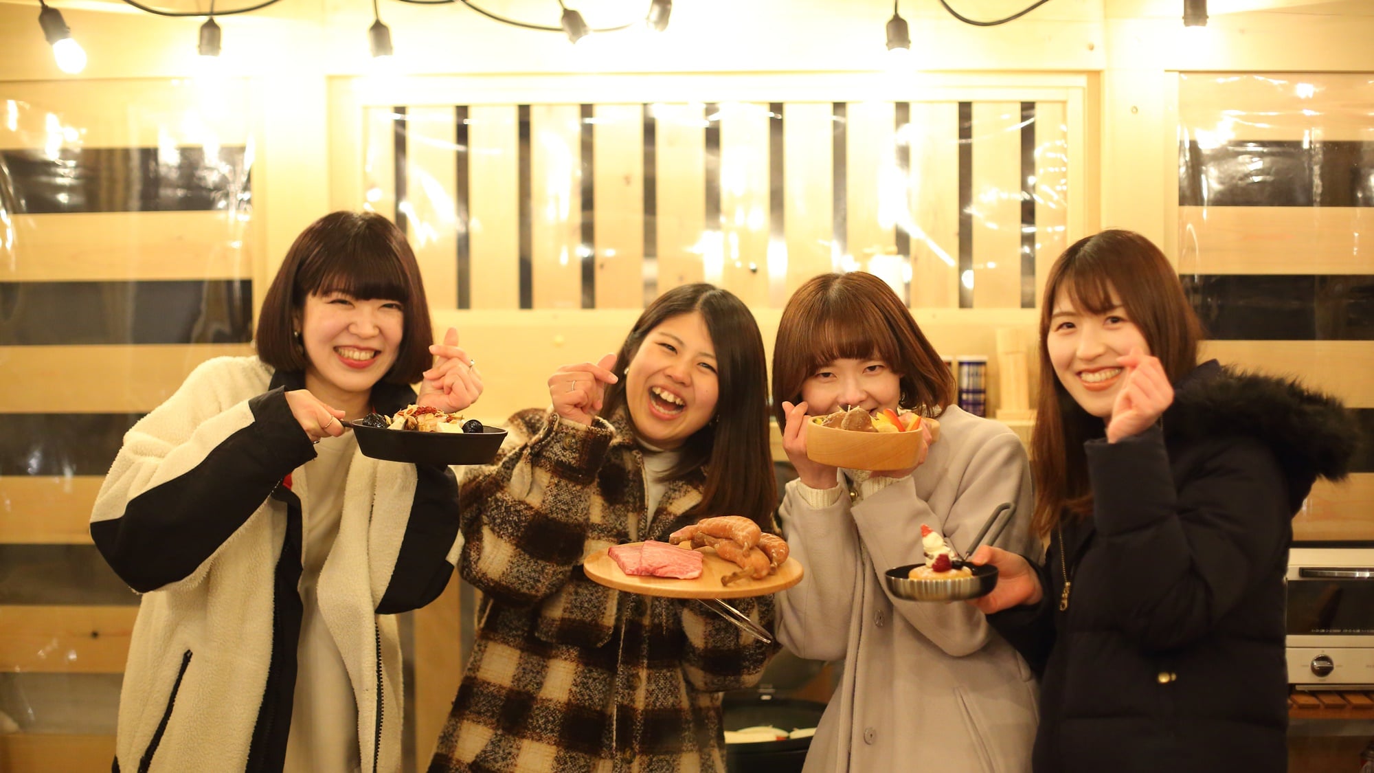 Perfect for girls' night out! Please enjoy many cute meals made from Yamagata specialties.