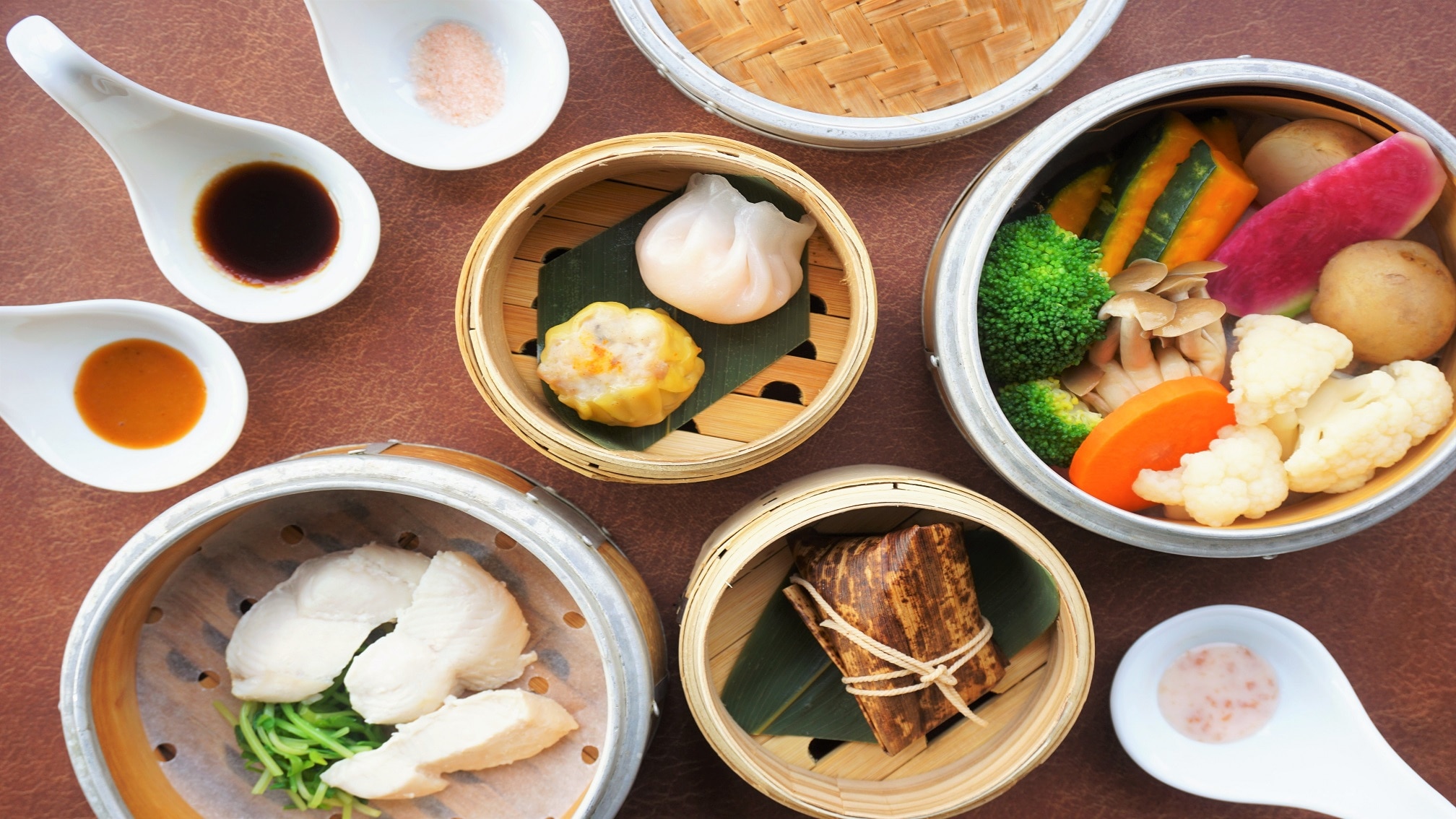 [Breakfast Buffet] Steamed dishes that warm you from the inside