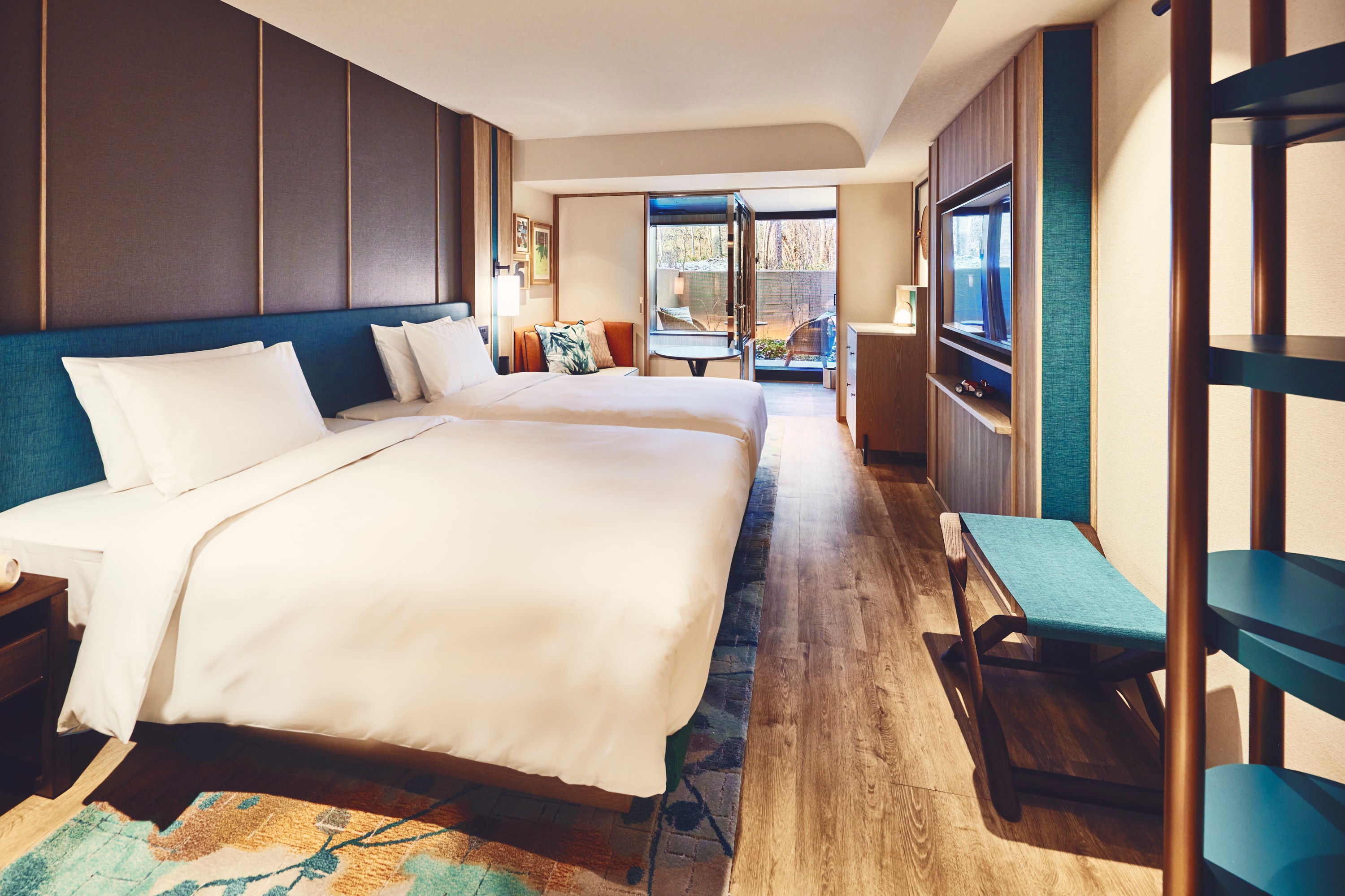 Standard Twin Private Garden