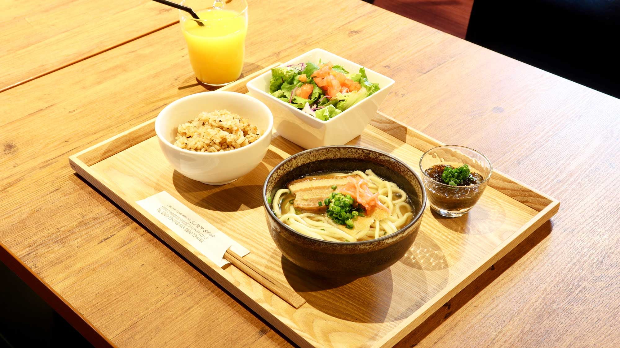 [Okinawa Soba - Juicy] Breakfast menu of the day