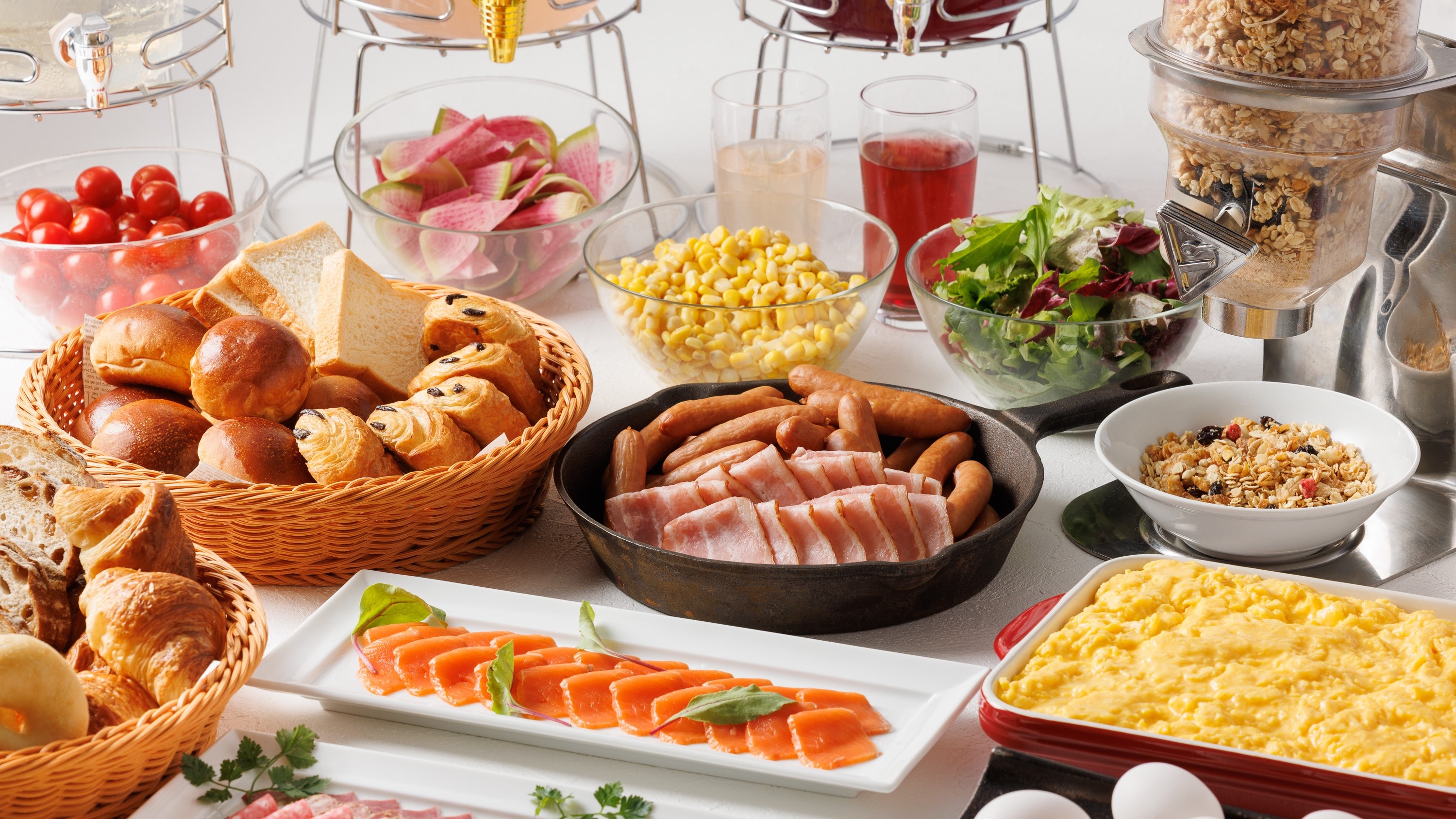 조식 뷔페(양식 이미지)