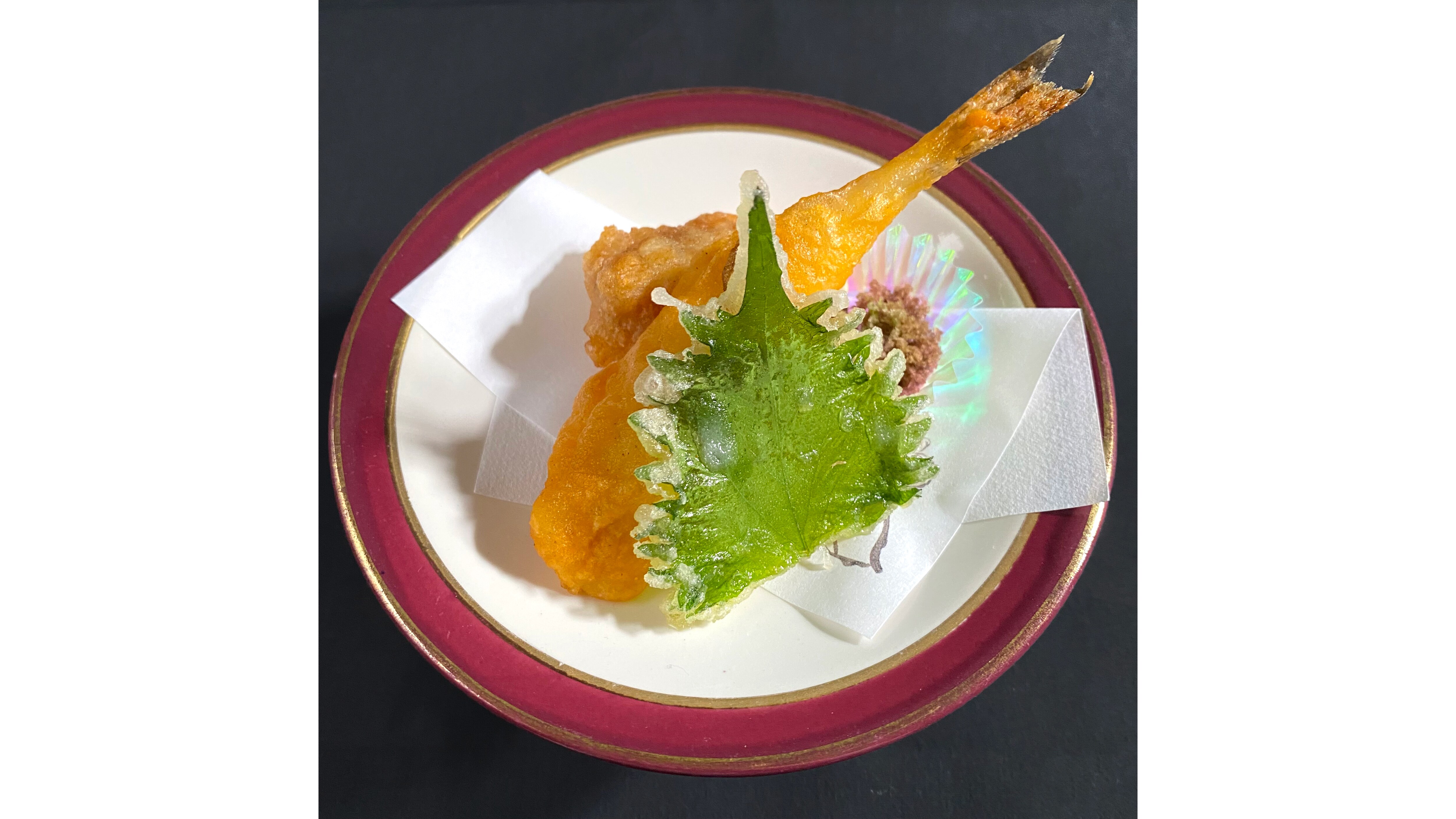 An example of dinner (tempura)