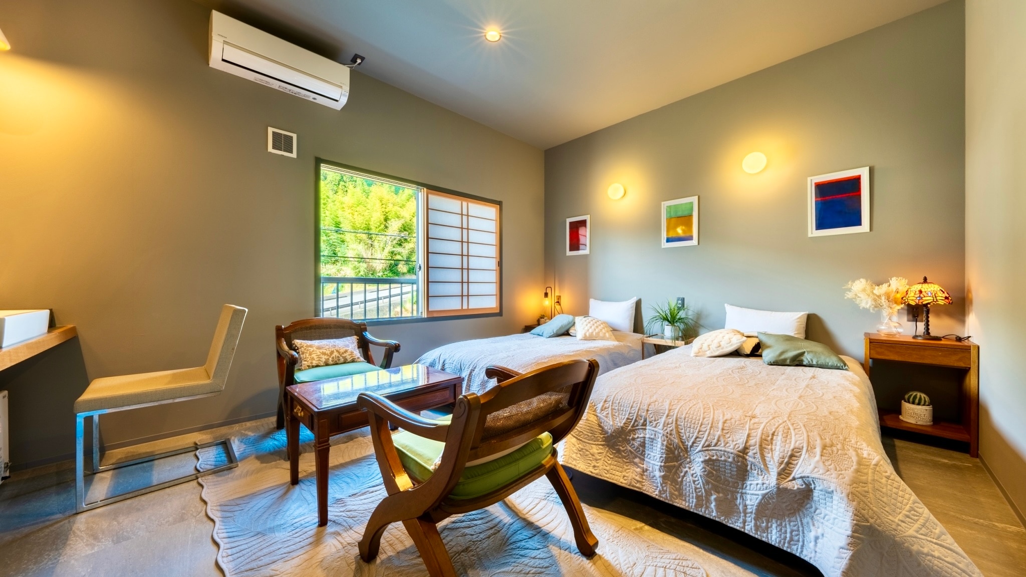 [Western-style building] Room 2: Western-style room/twin; 2 single beds