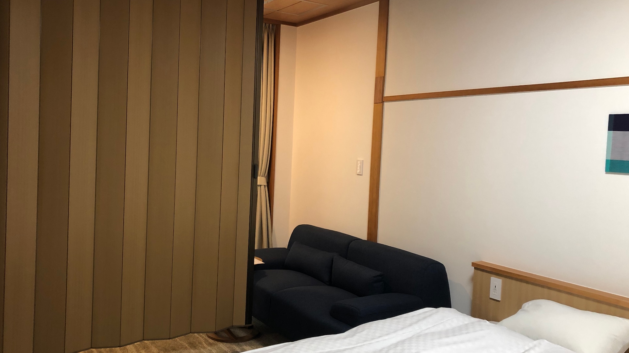 renewal! Guest room with open-air bath ♪ There is a partition in the room, so you can use it as a dressing room.