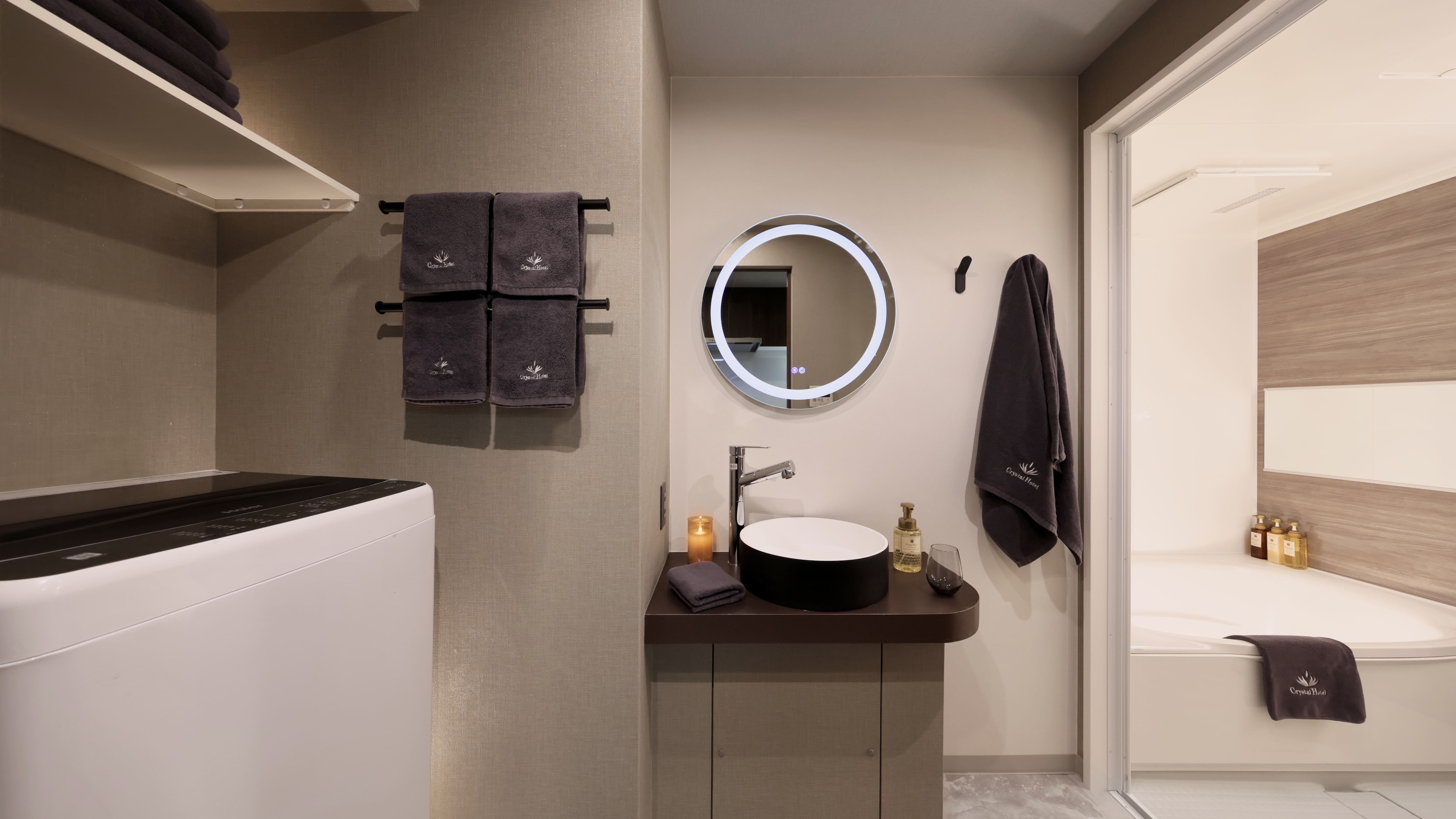 Sink and bathroom dryer function included