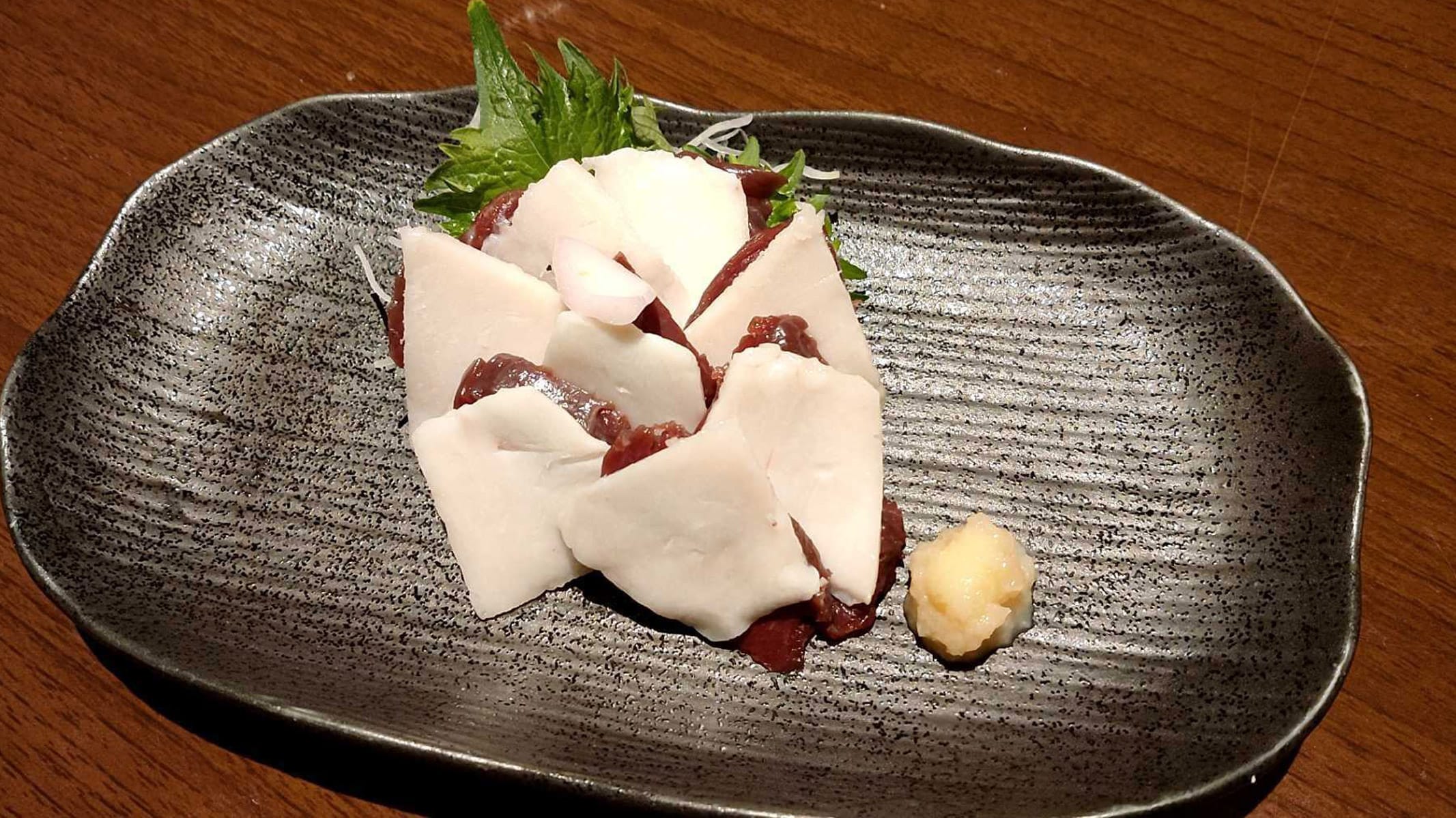 Horse meat sashimi (Japanese-style dining Sakuragi)