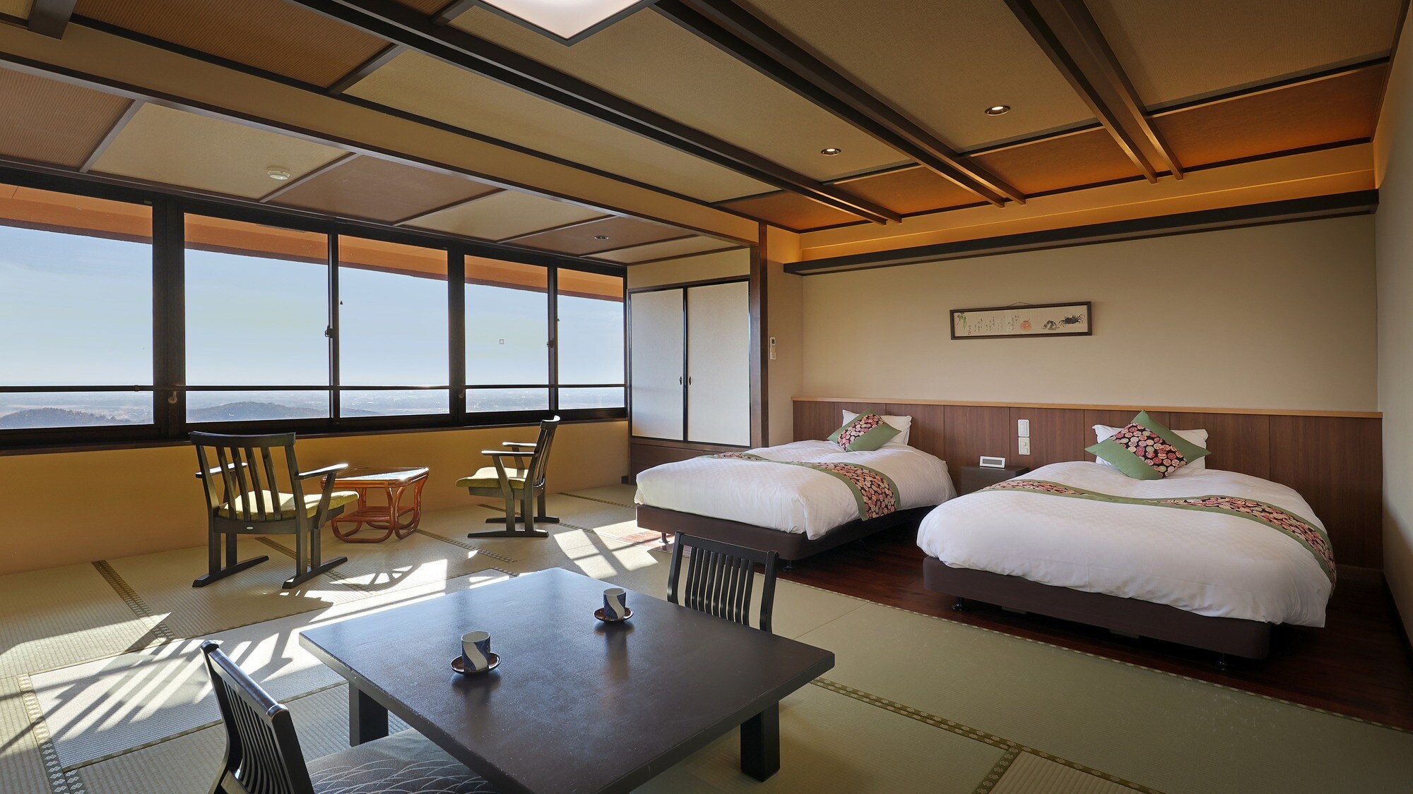 [502 Moegi] Modern Japanese-Western room with a view