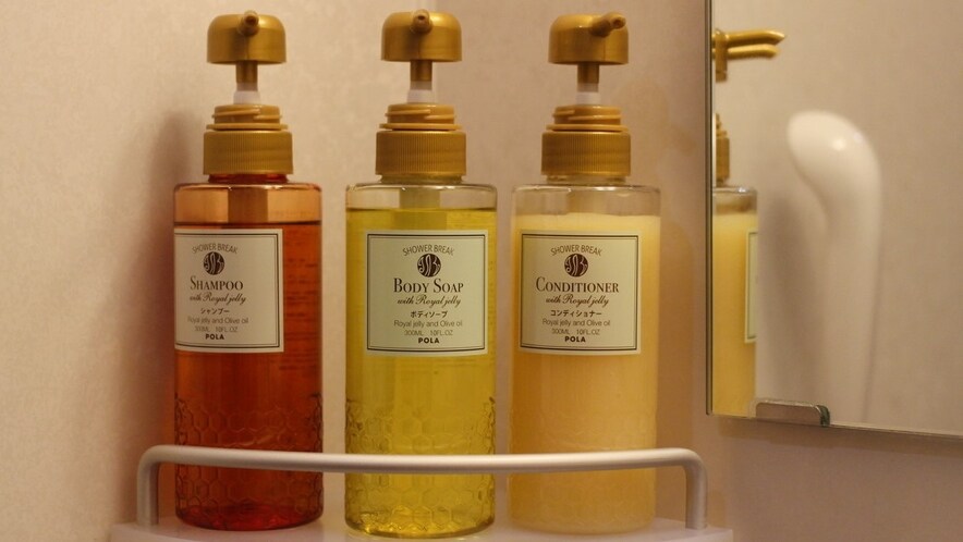 【部屋設備◆シャンプー・コンディショナー・ボディーソープ】