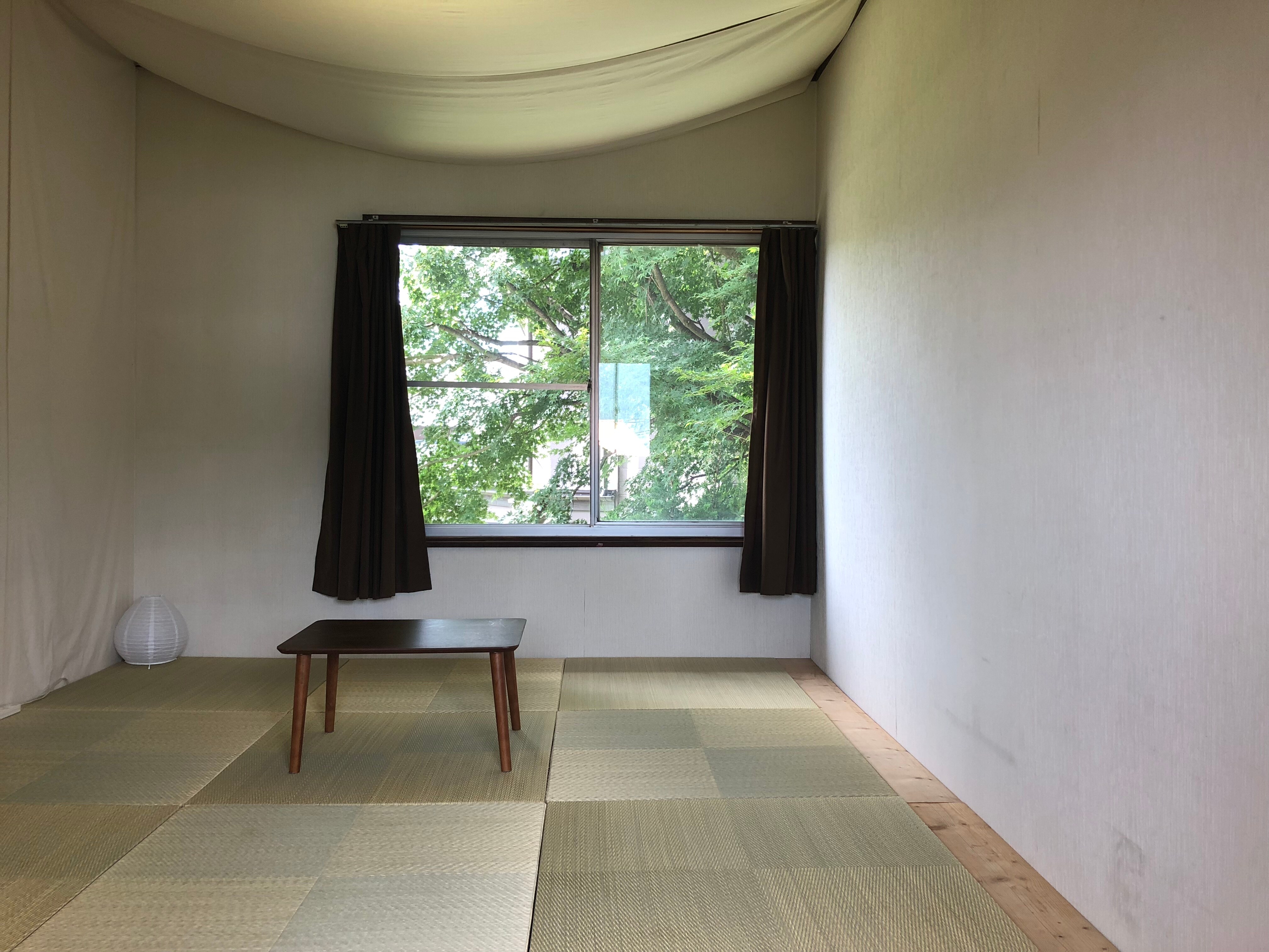 Kamar twin bergaya Jepang
