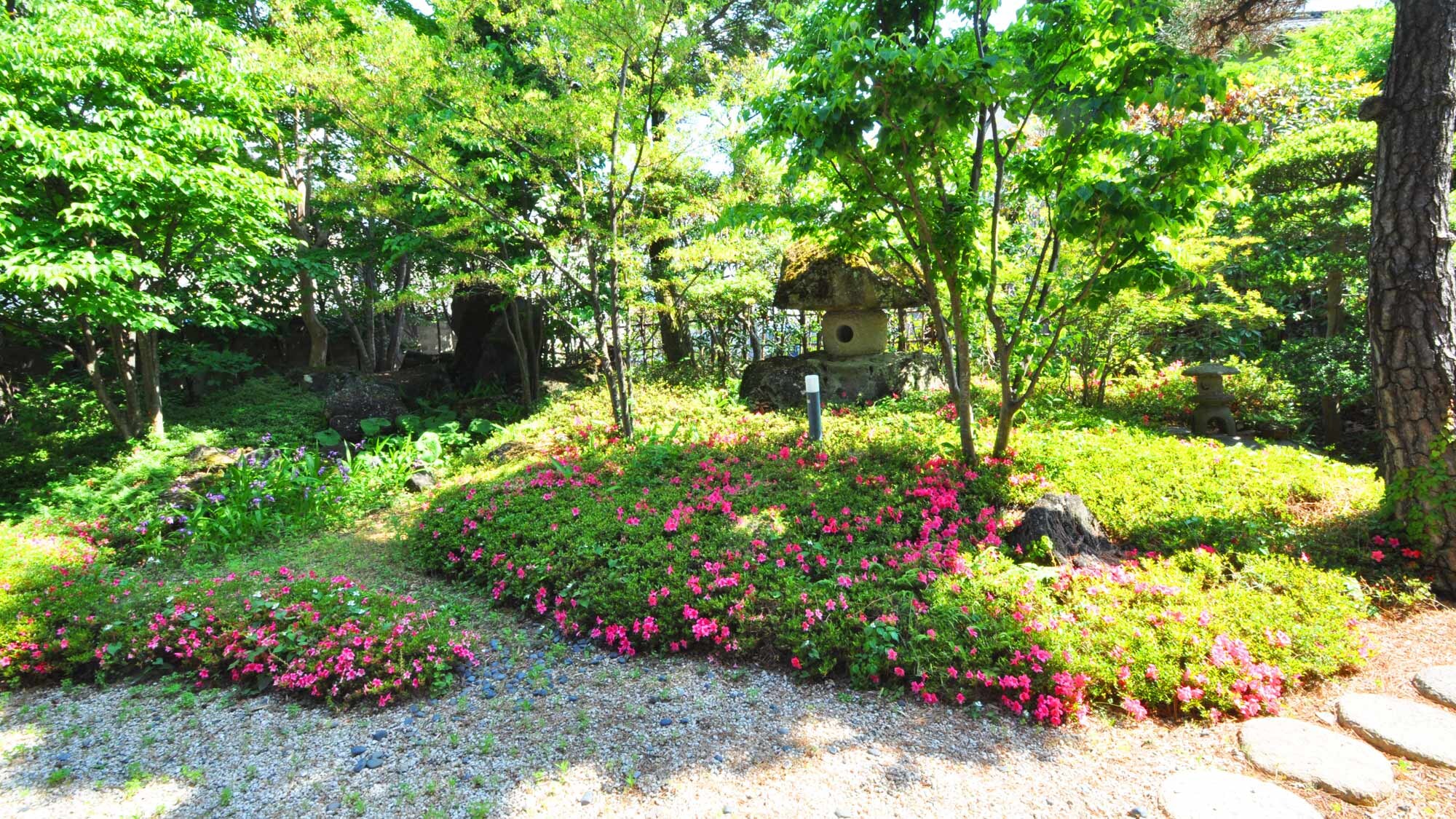 【日式房間10張榻榻米】一樓的房間。享受眼前的花園美景。