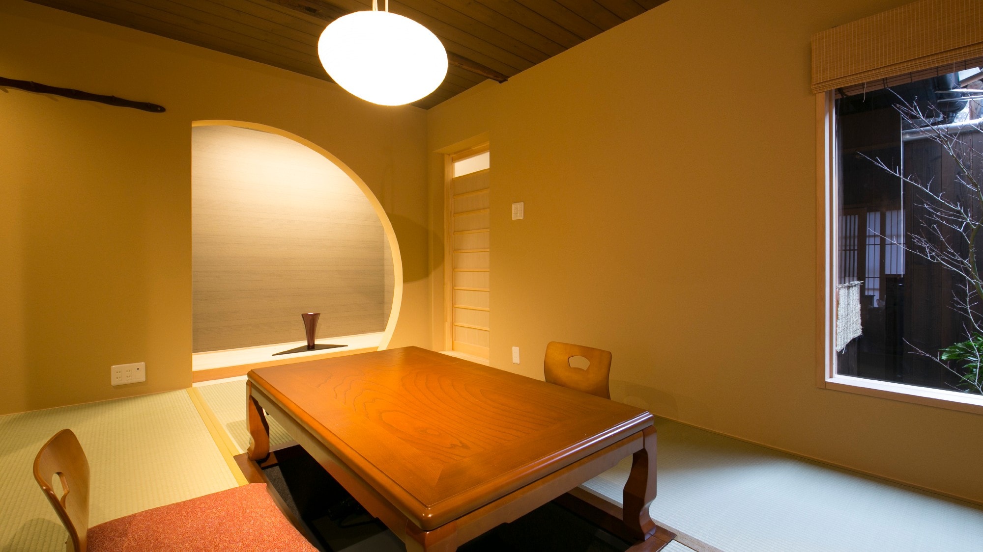 Kamar Chidori lantai 1 ruang tamu bergaya Jepang