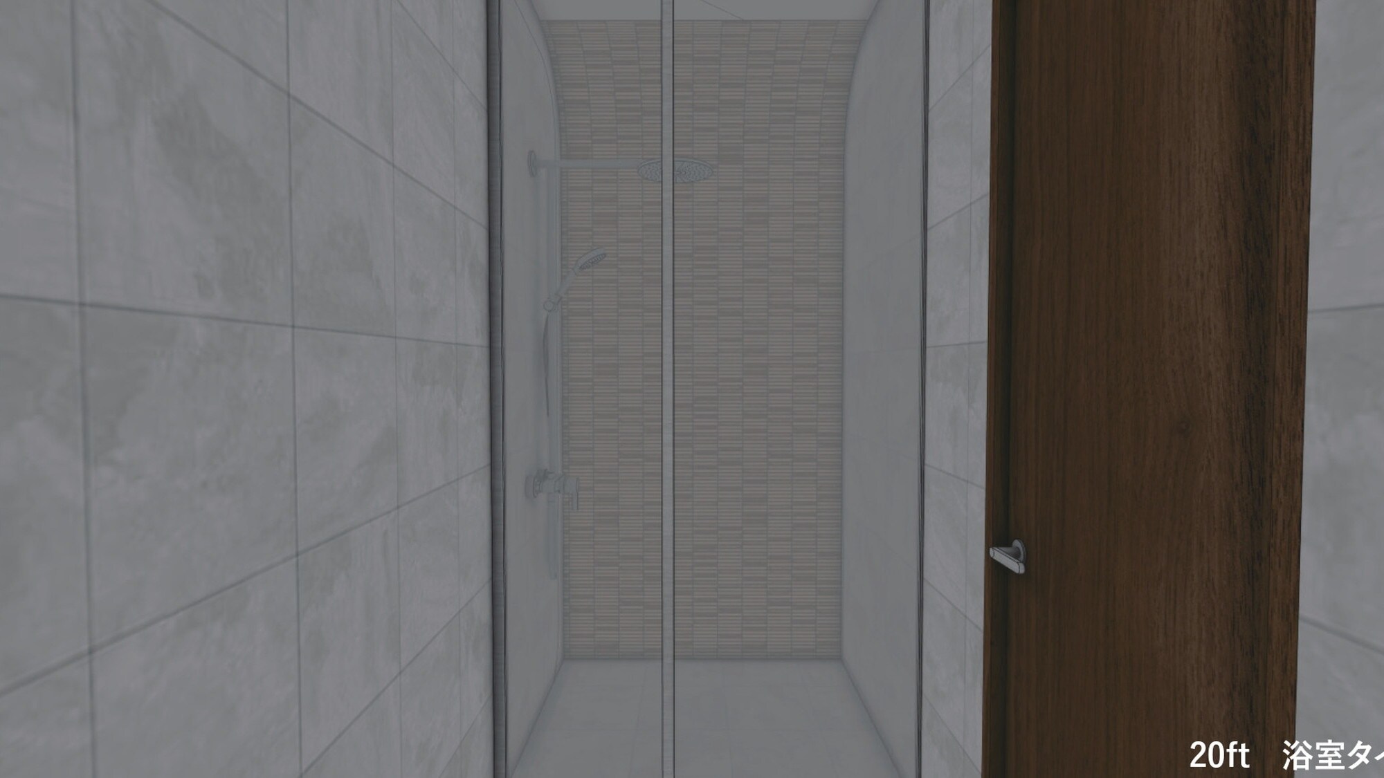 Ocean view | Trailer N03 / Simmons single x 2 *Perspective image
