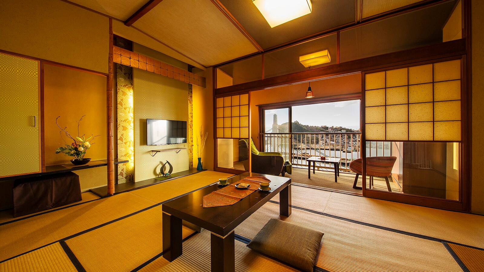 Ocean view ◆ Standard Japanese-style room ◇ Massage chair included [Non-smoking]