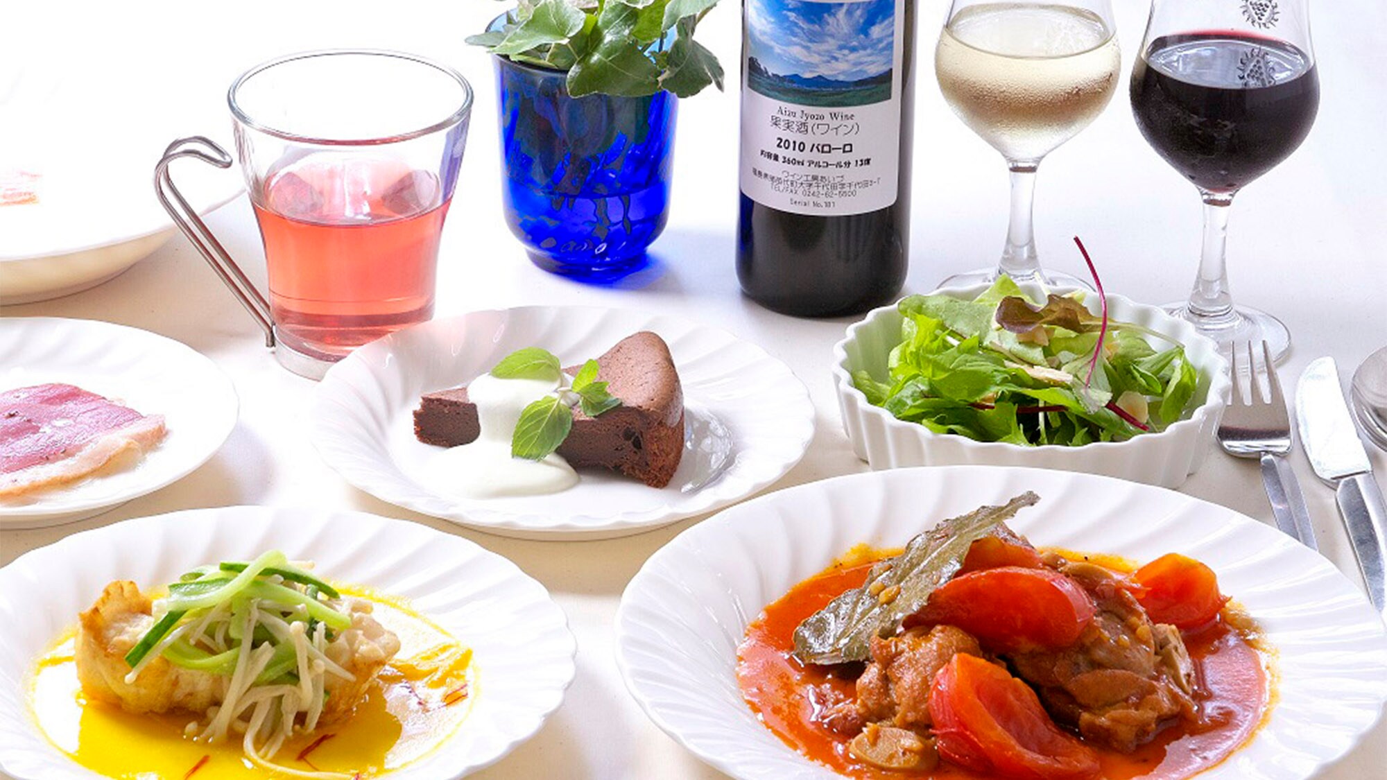 ・ [Supper example] A bistro French restaurant that you can casually enjoy in your everyday clothes.