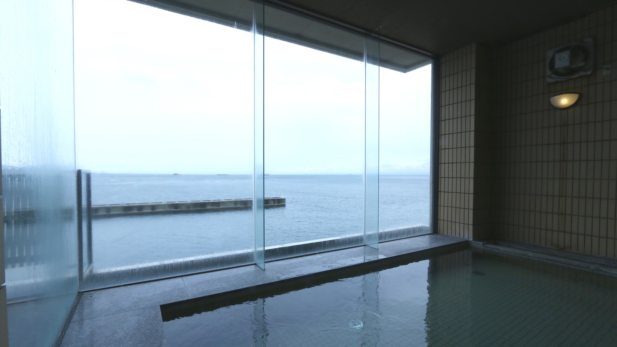 Ocean views are available.