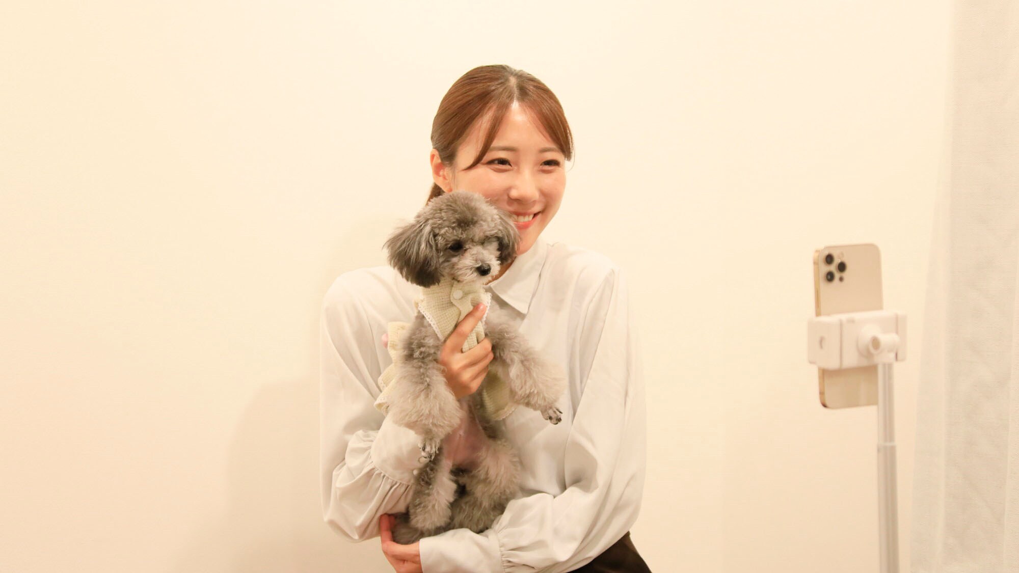 [Photo Studio] Please use this to create memories with your dog.