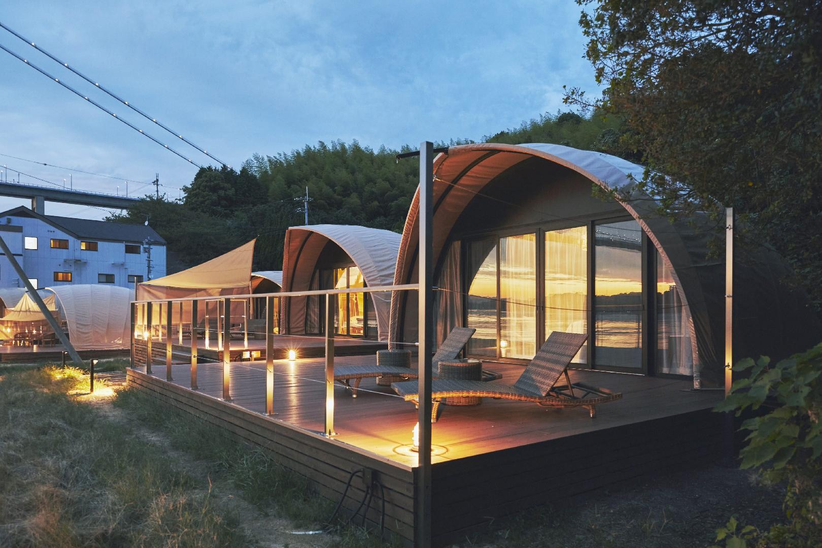 Cocoon House (night)