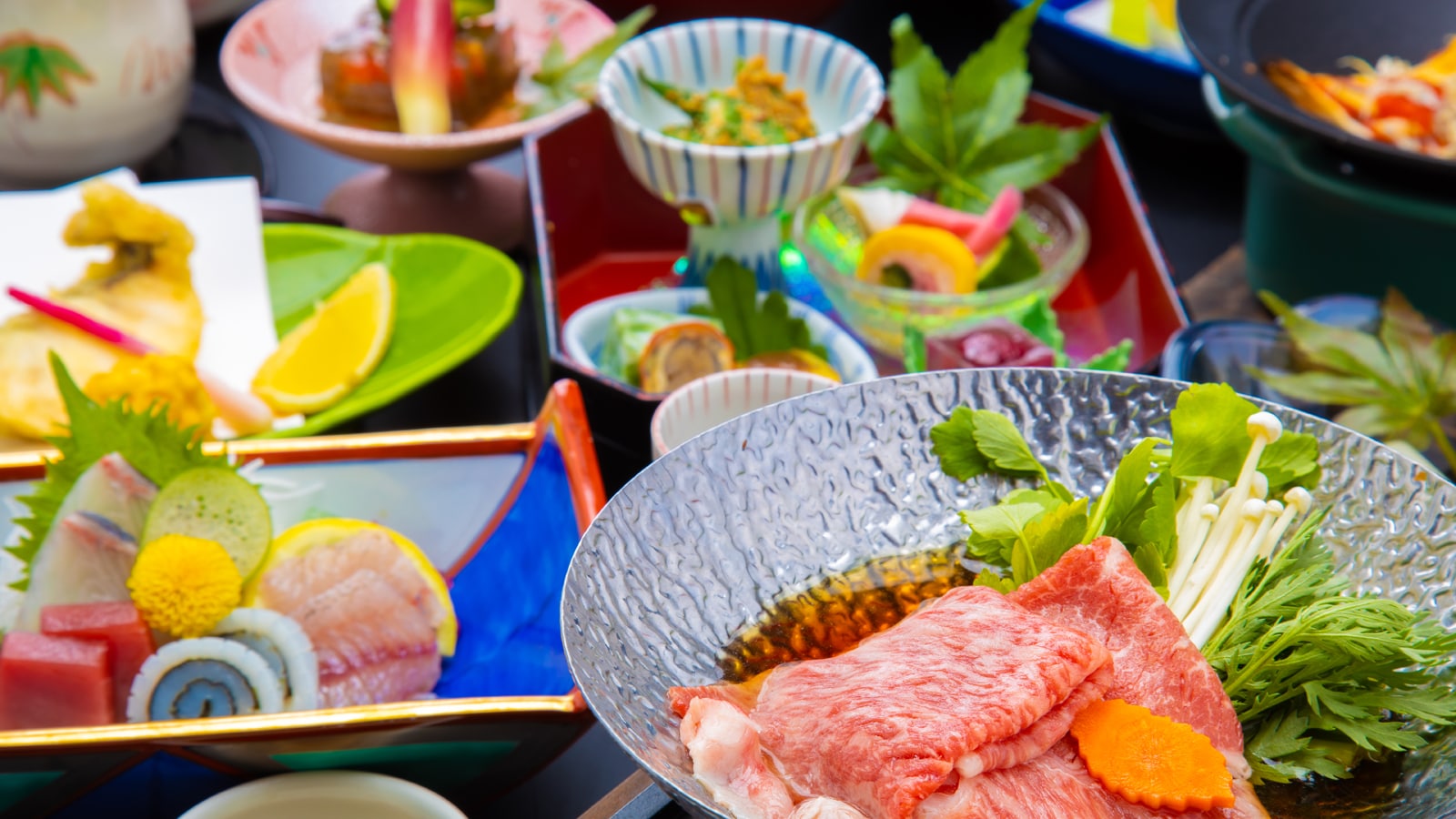 ～Gambar makan malam makanan Jepang～