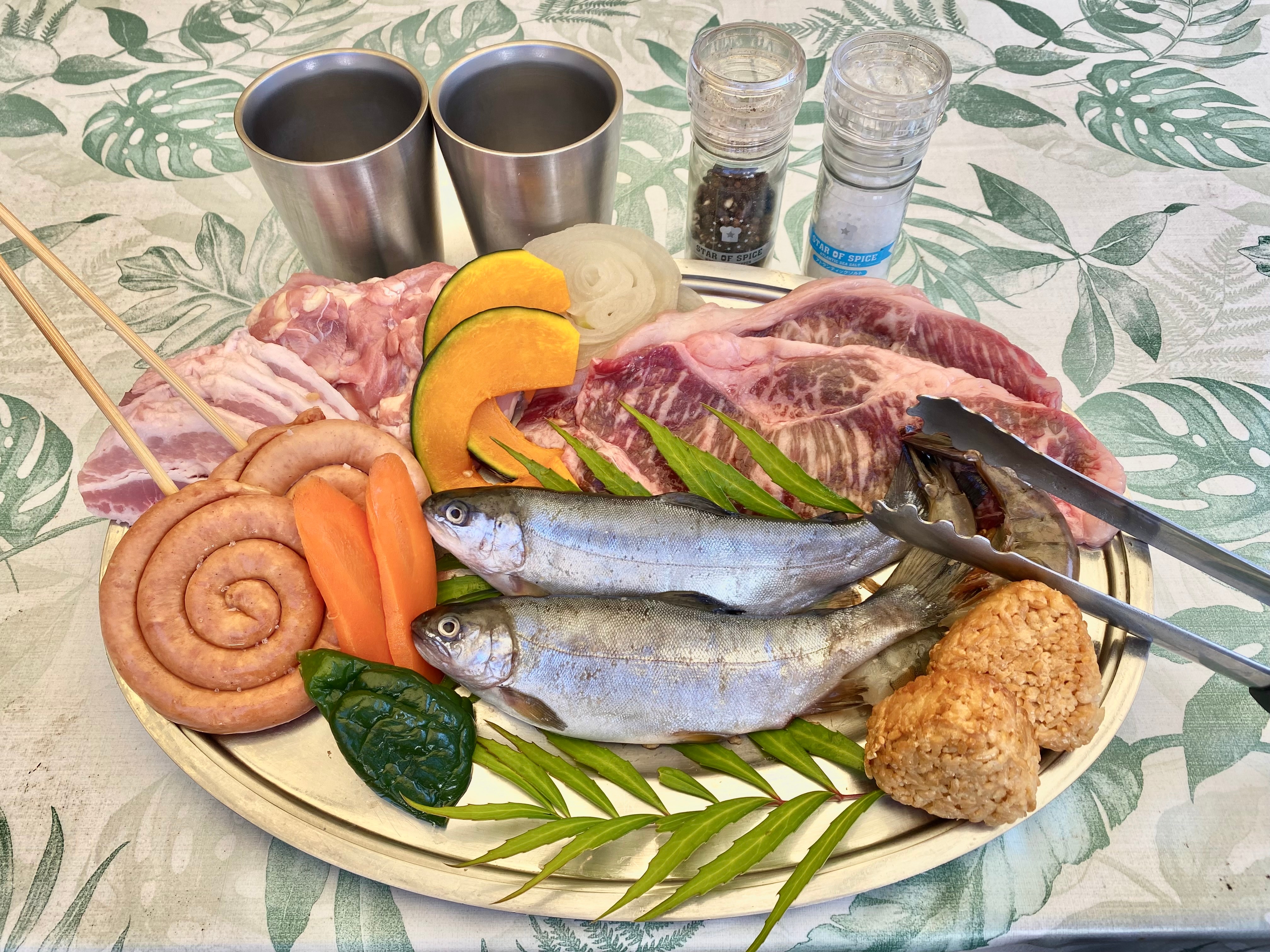 Nguyên liệu BBQ cho bữa tối