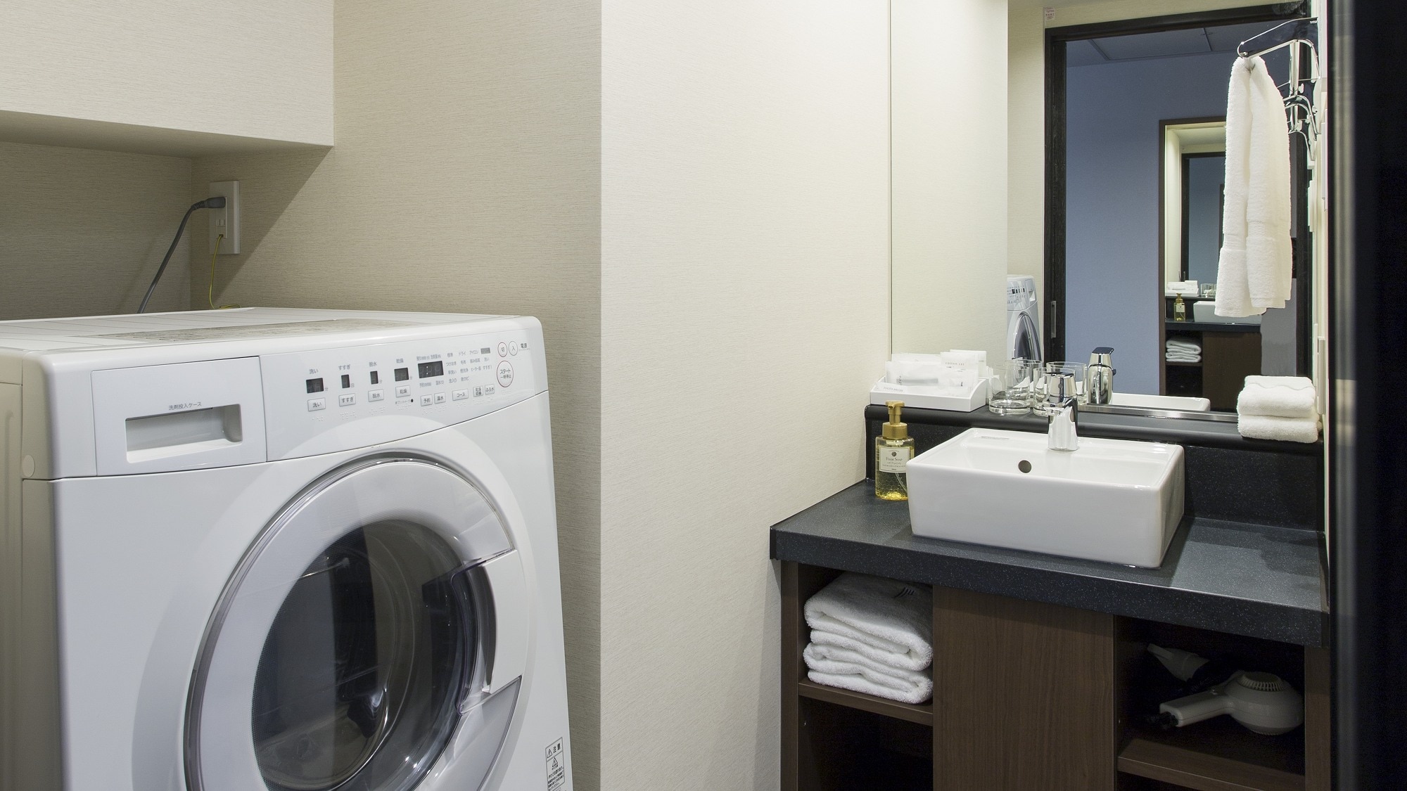 ◆Junior Suite Prime｜Drum type washer/dryer/washstand