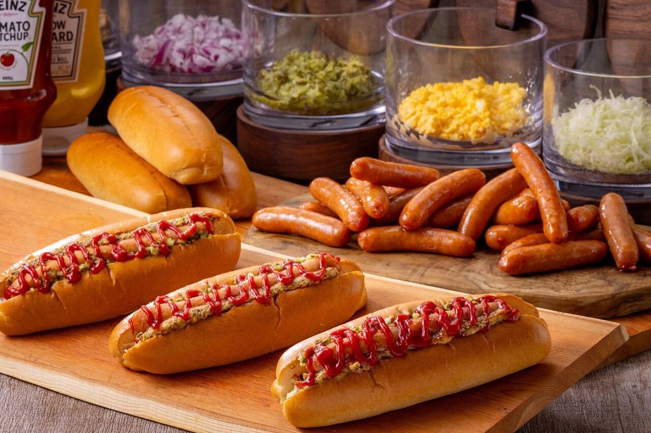 Breakfast Hot Dog Bar