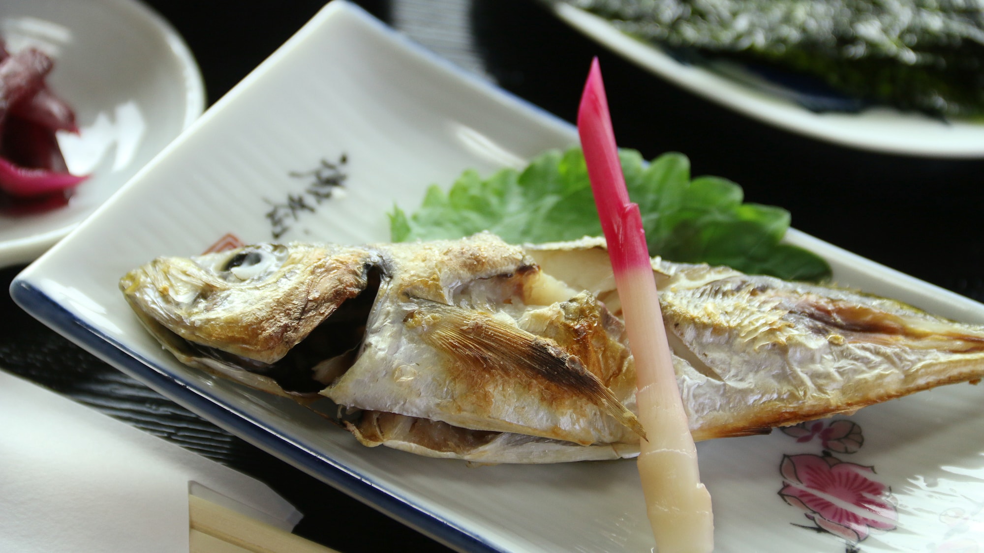 Breakfast: Grilled fish