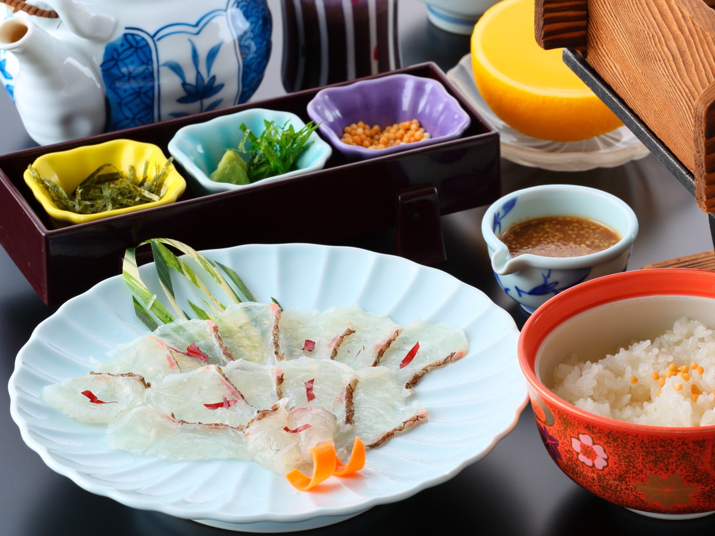 Sea bream with tea