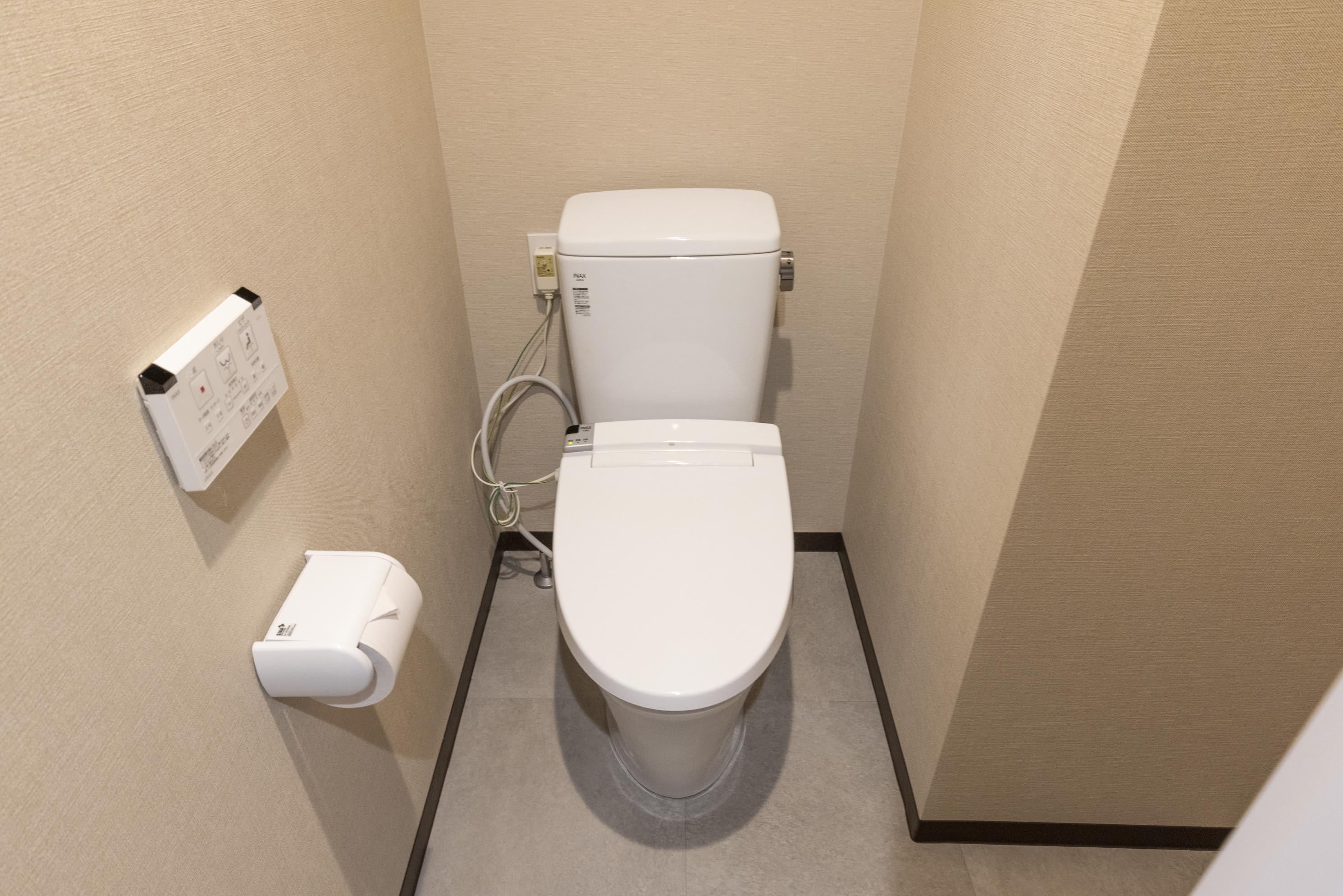 Toilet with flushing function