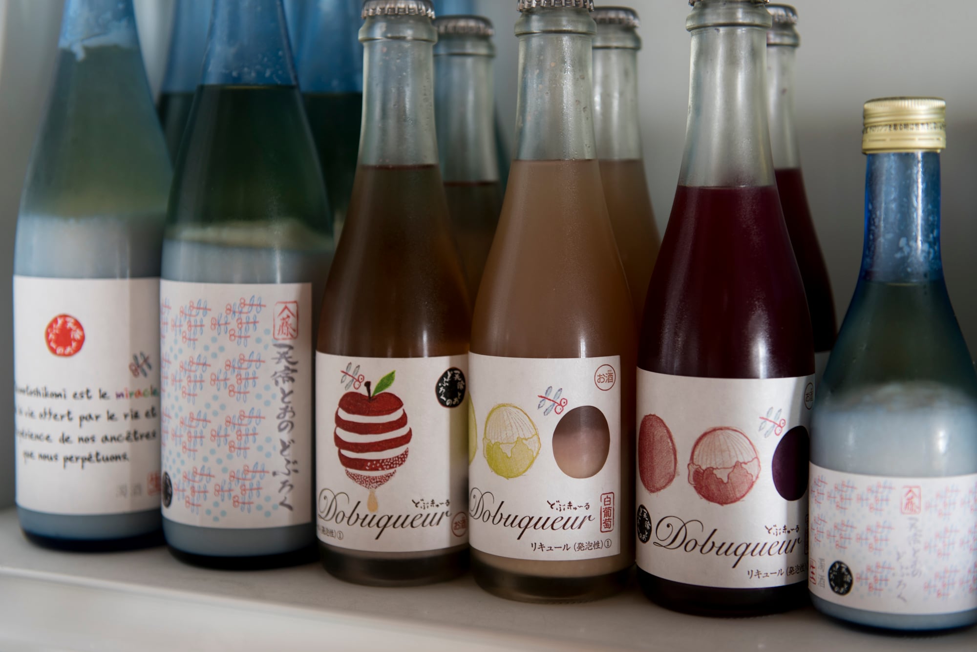 The world's first! We also recommend our homemade doburoku liqueurs (apple, red grape, and white grape).