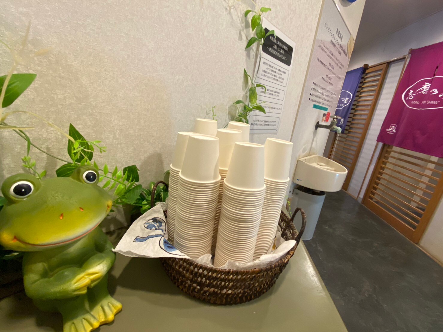 A rare drinking spring in Yamanashi Prefecture