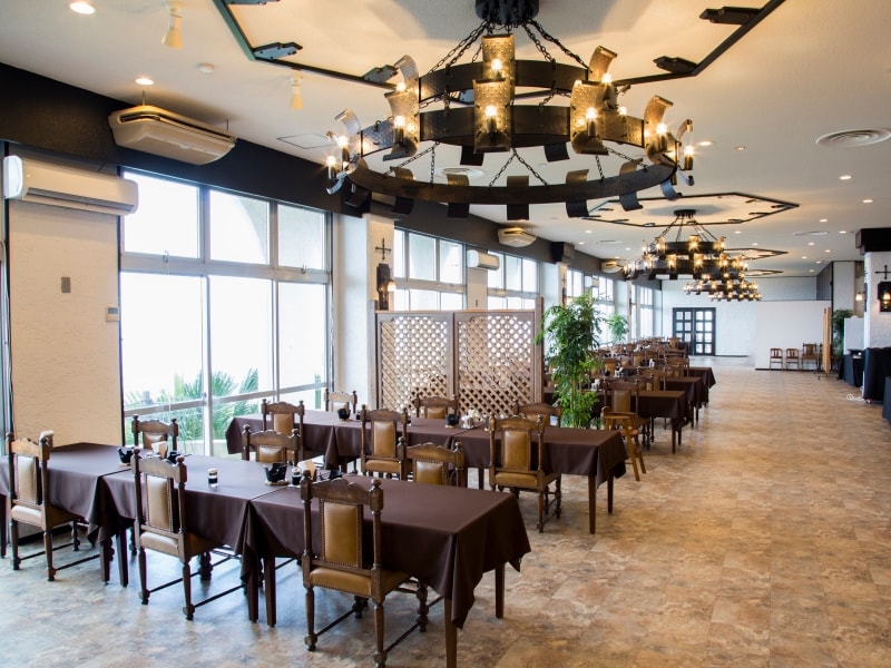 Inside the restaurant