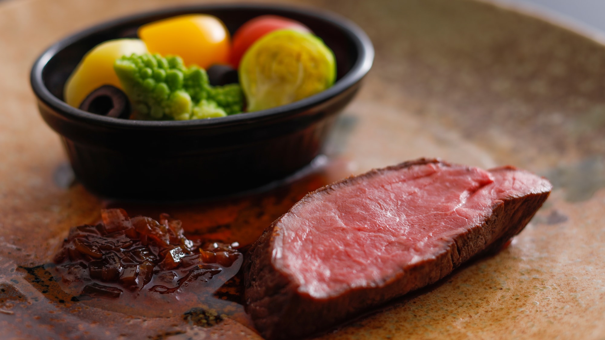 香醇的淡路牛肉（食物圖）