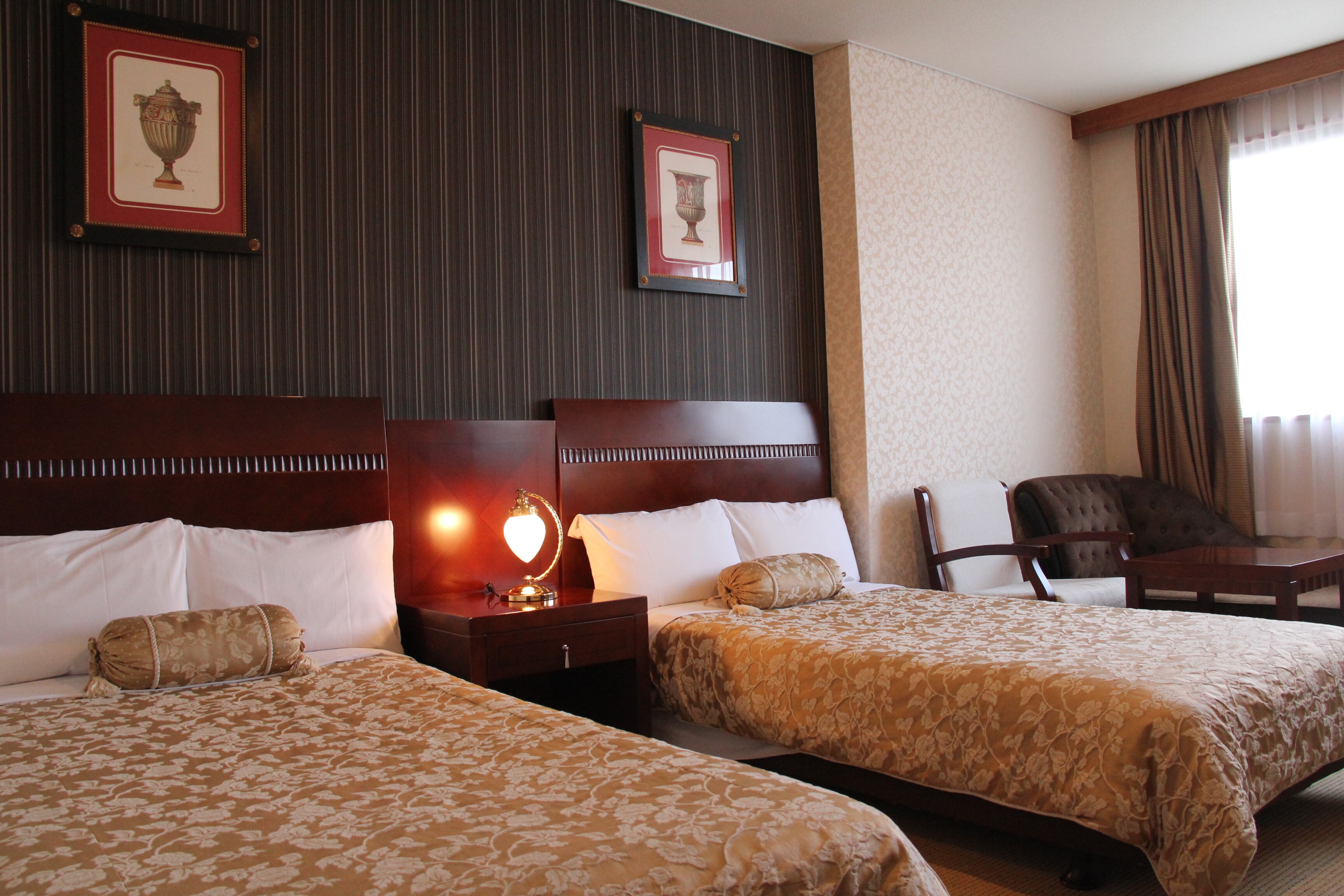 ห้องเตียงแฝดสไตล์อังกฤษ25㎡