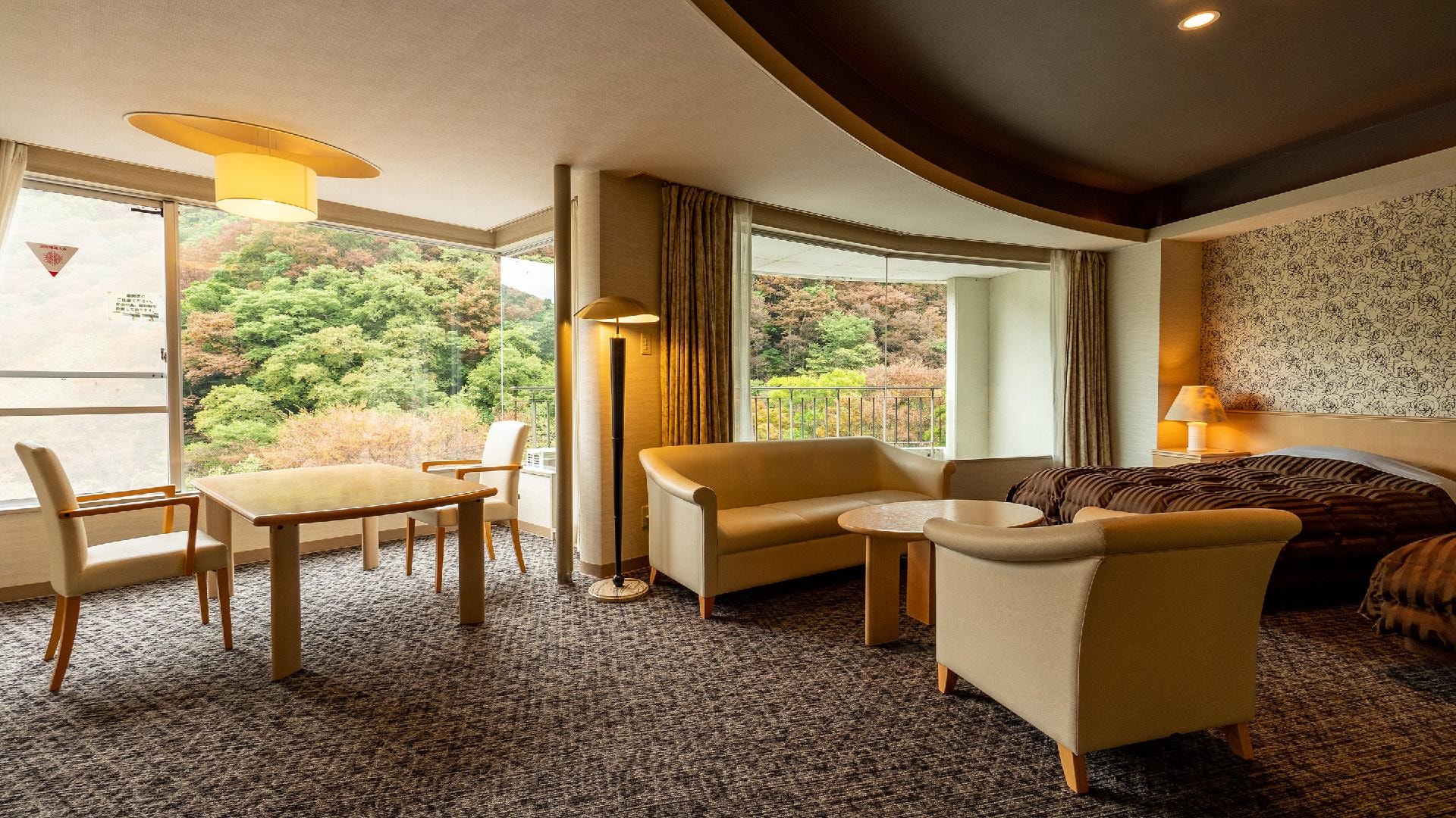 [Non-smoking] Junior Suite Twin Room with Indoor Bath
