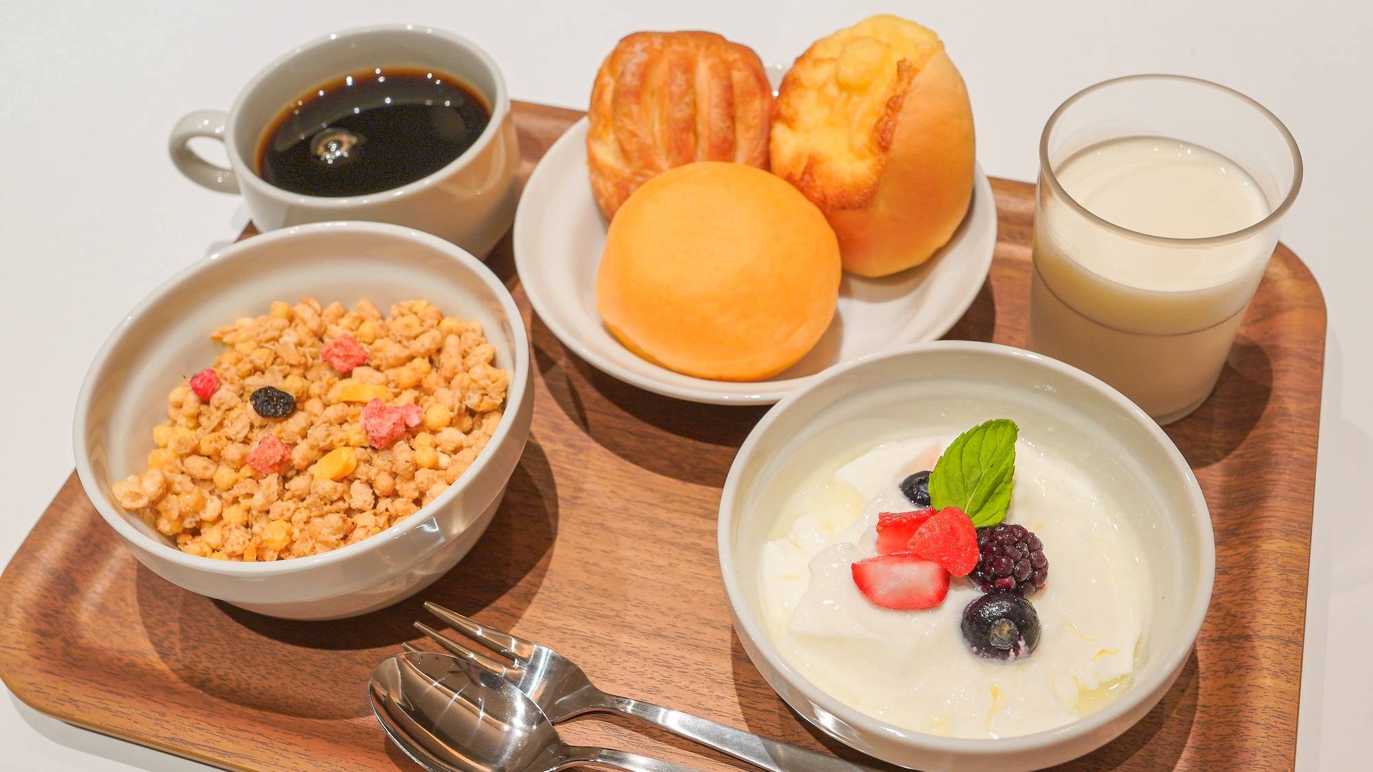 Breakfast image in the lounge