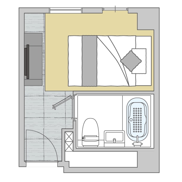 Room layout/standard single
